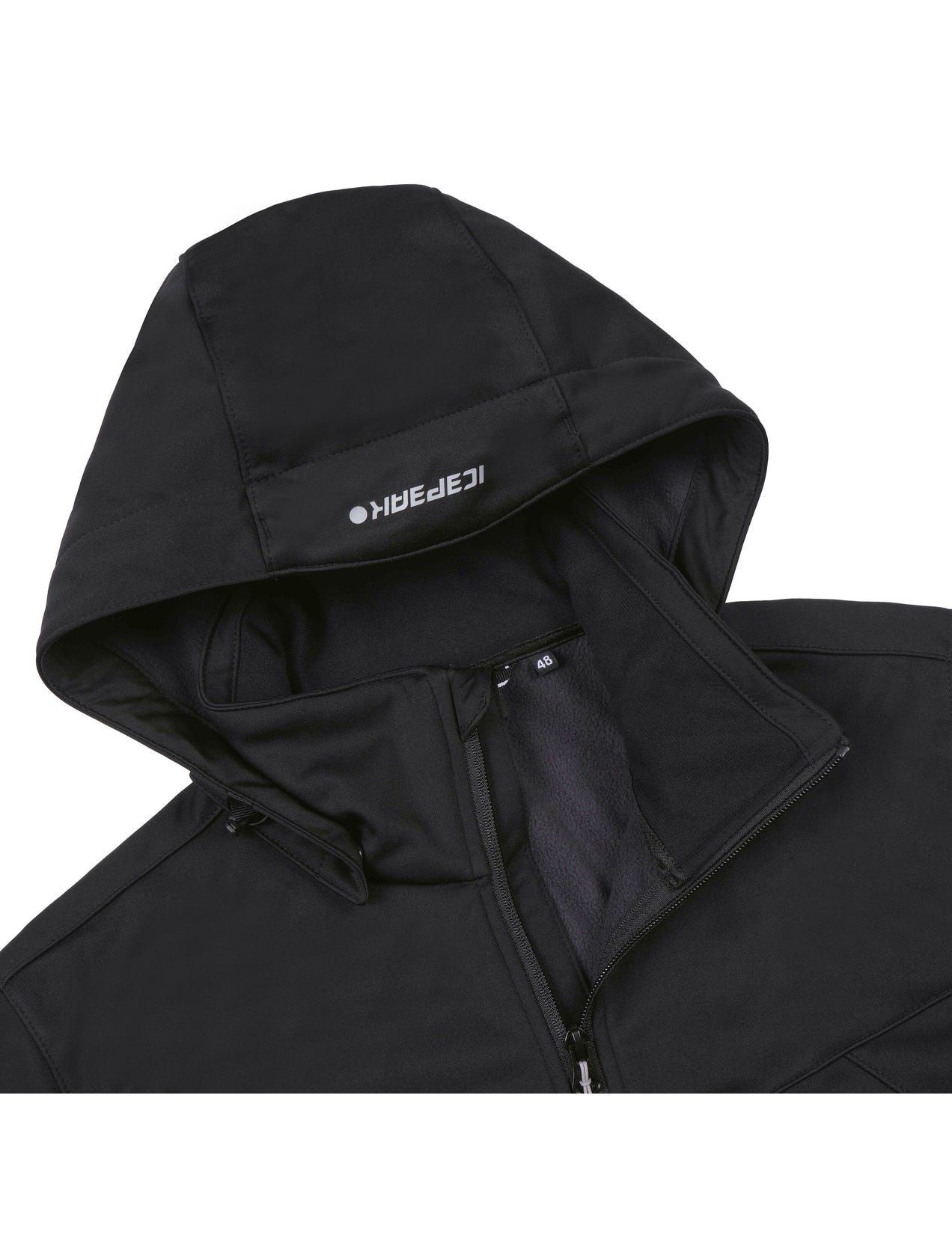 Black Men Icepeak Peraltaa Midlayer Jacket | USA-MLD291308