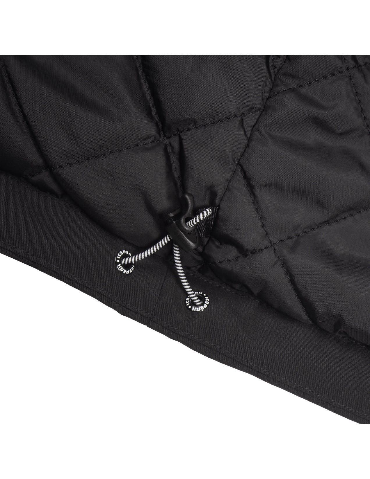 Black Men Icepeak Vincent Parka | USA-ACX769483