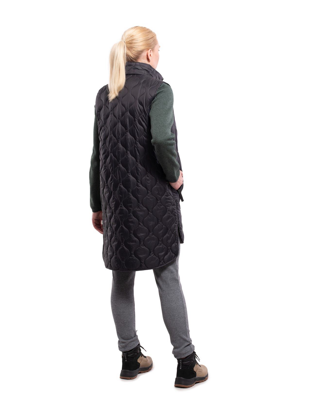 Black Women Icepeak Aalean Vest | USA-LVD629038