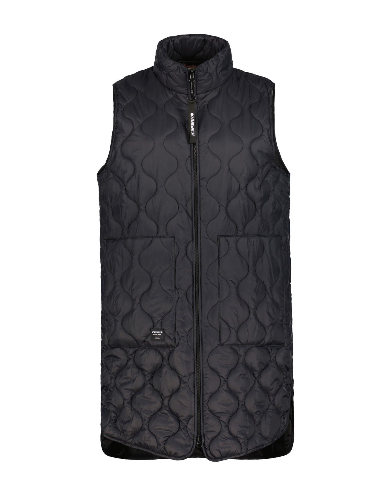 Black Women Icepeak Aalean Vest | USA-LVD629038