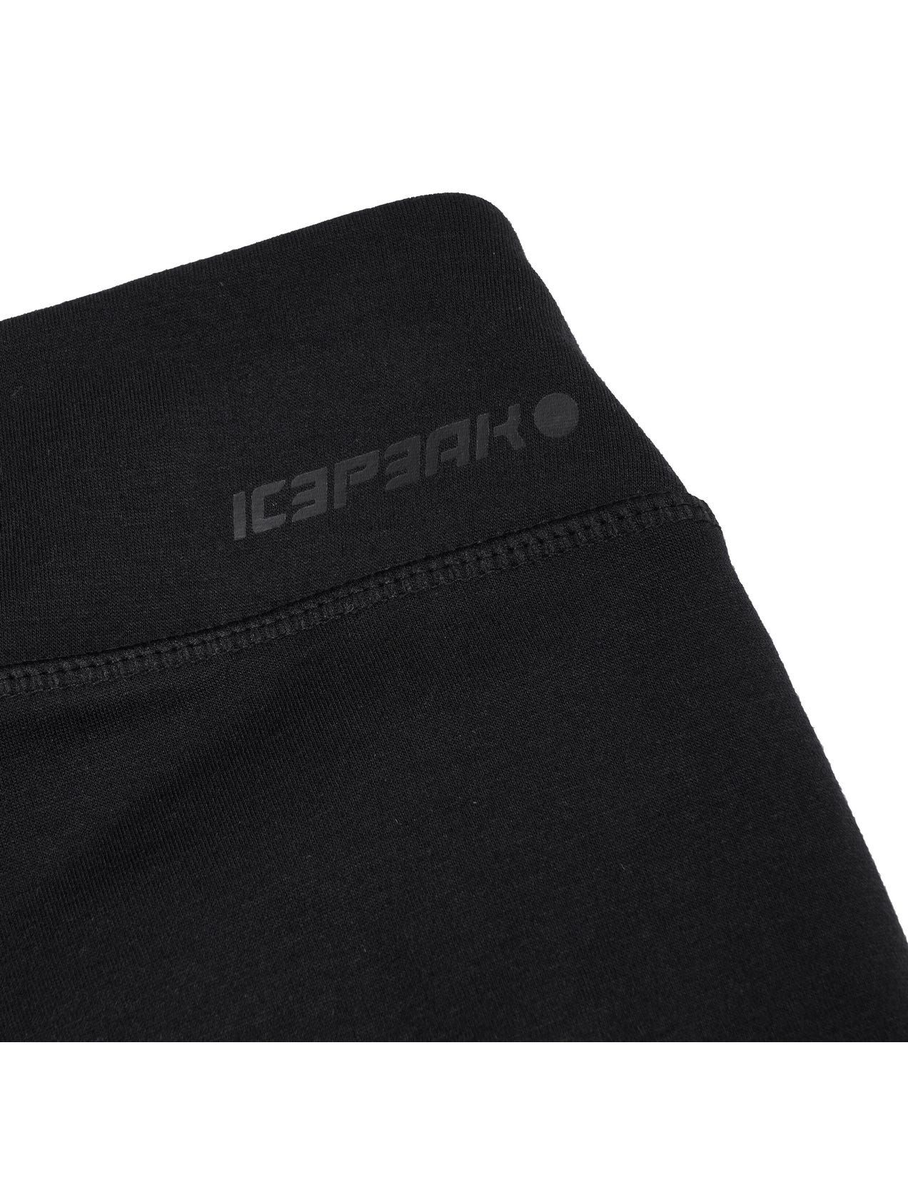 Black Women Icepeak Adain Leggings | USA-WPQ273198