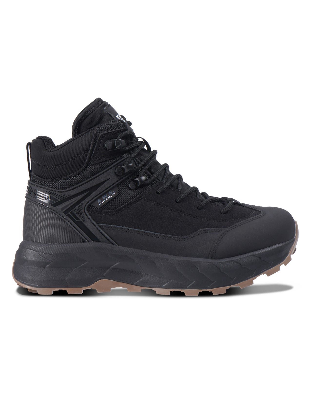 Black Women Icepeak Akaa Mid-cut Hiking Boots | USA-ZGX742863