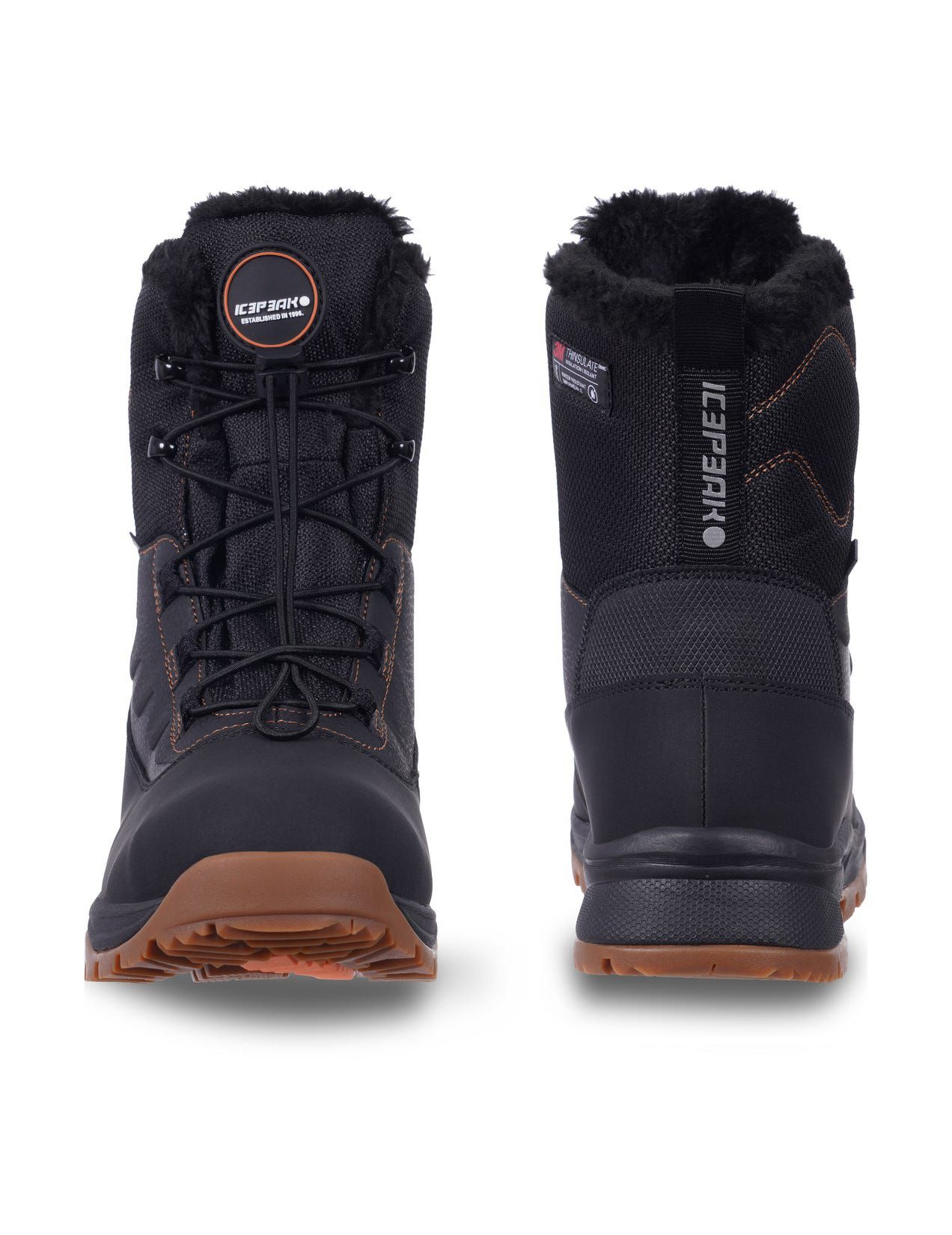 Black Women Icepeak Alofi Winter Boots | USA-PRE265384