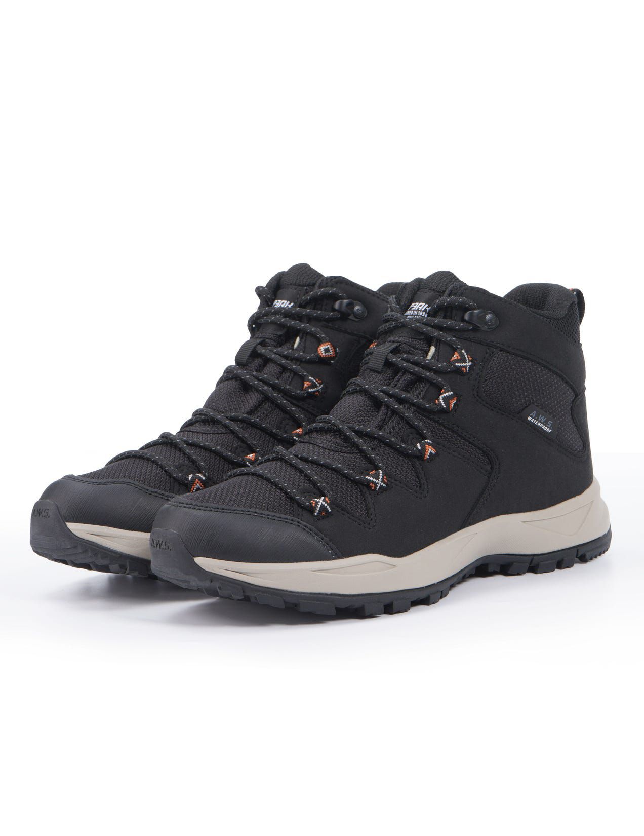 Black Women Icepeak Ansio Mid-cut Hiking Boots | USA-FSZ481309