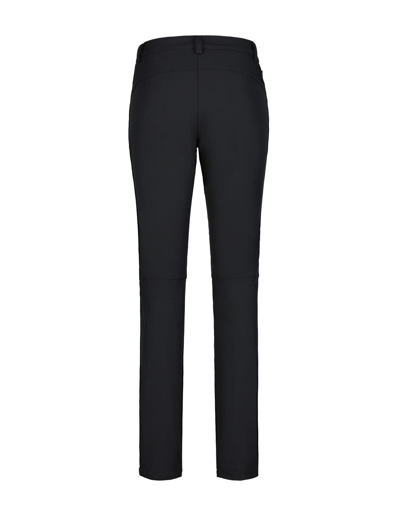 Black Women Icepeak Argonia Softshell With A Thin Fleece Lining Pants | USA-RXT854726