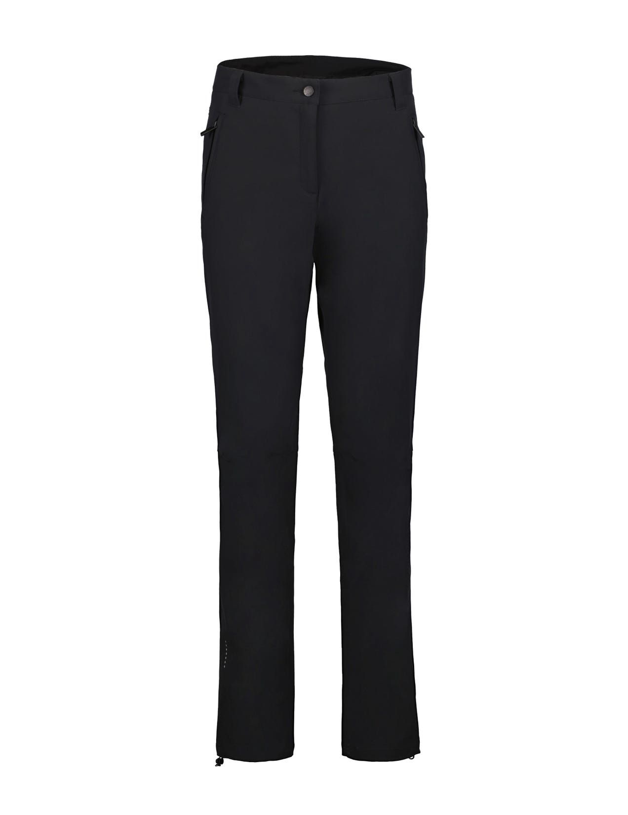 Black Women Icepeak Athens Lightweight Softshell Pants | USA-PIB346081