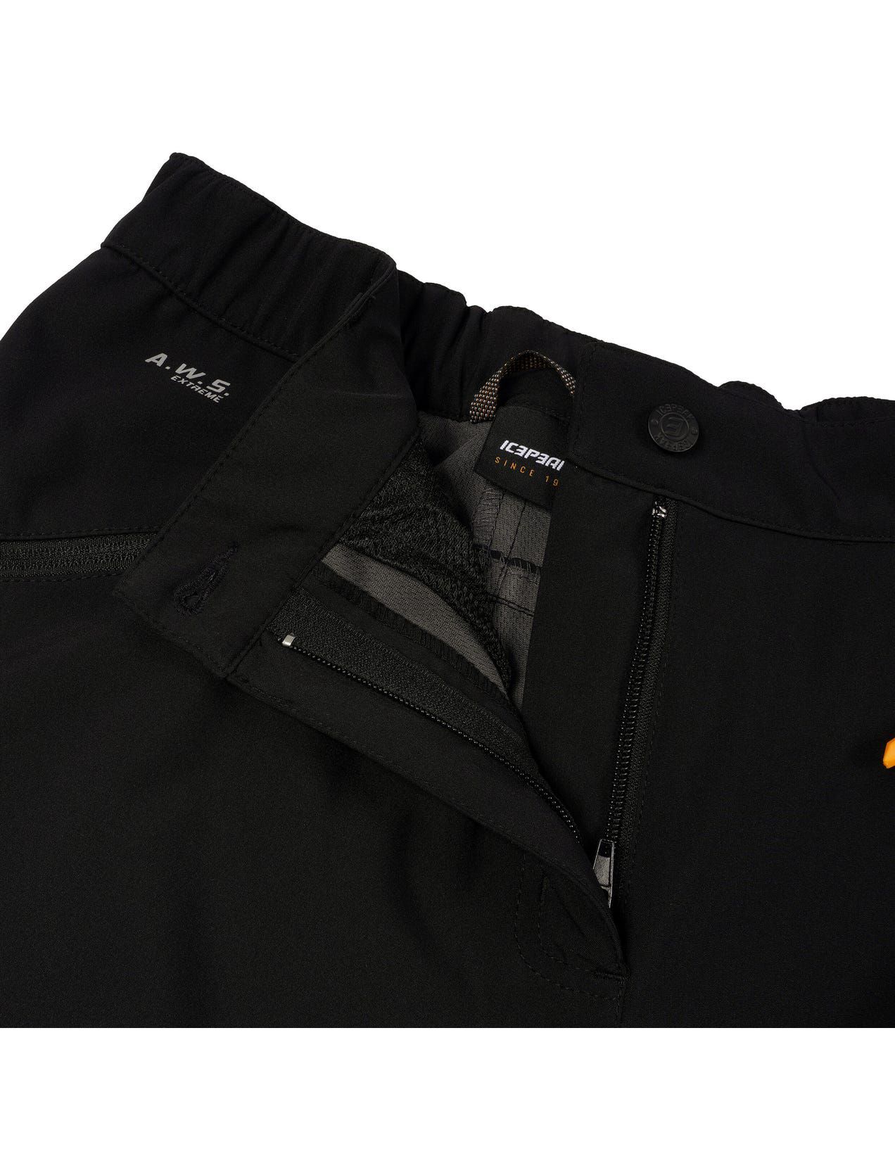 Black Women Icepeak Barstow Softshell Pants | USA-TGP902364