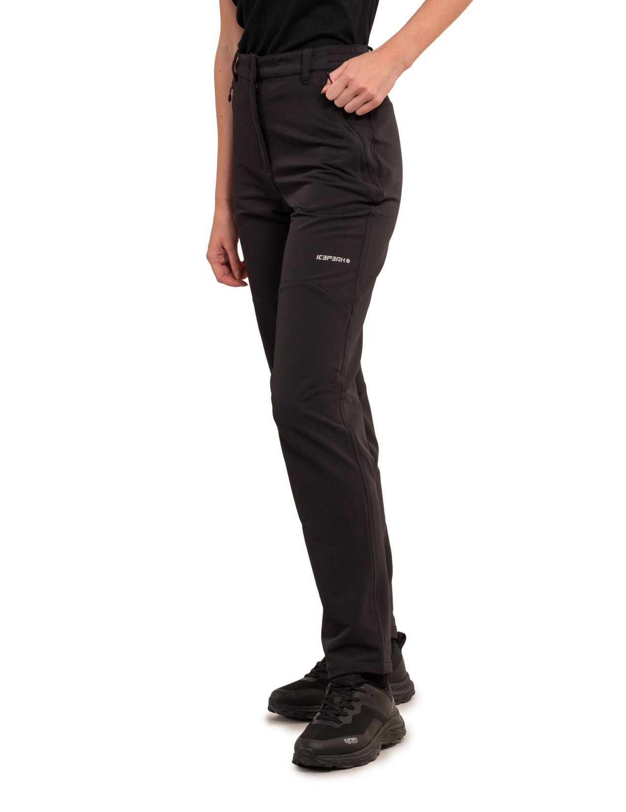 Black Women Icepeak Beelitz Pants | USA-OKW374961