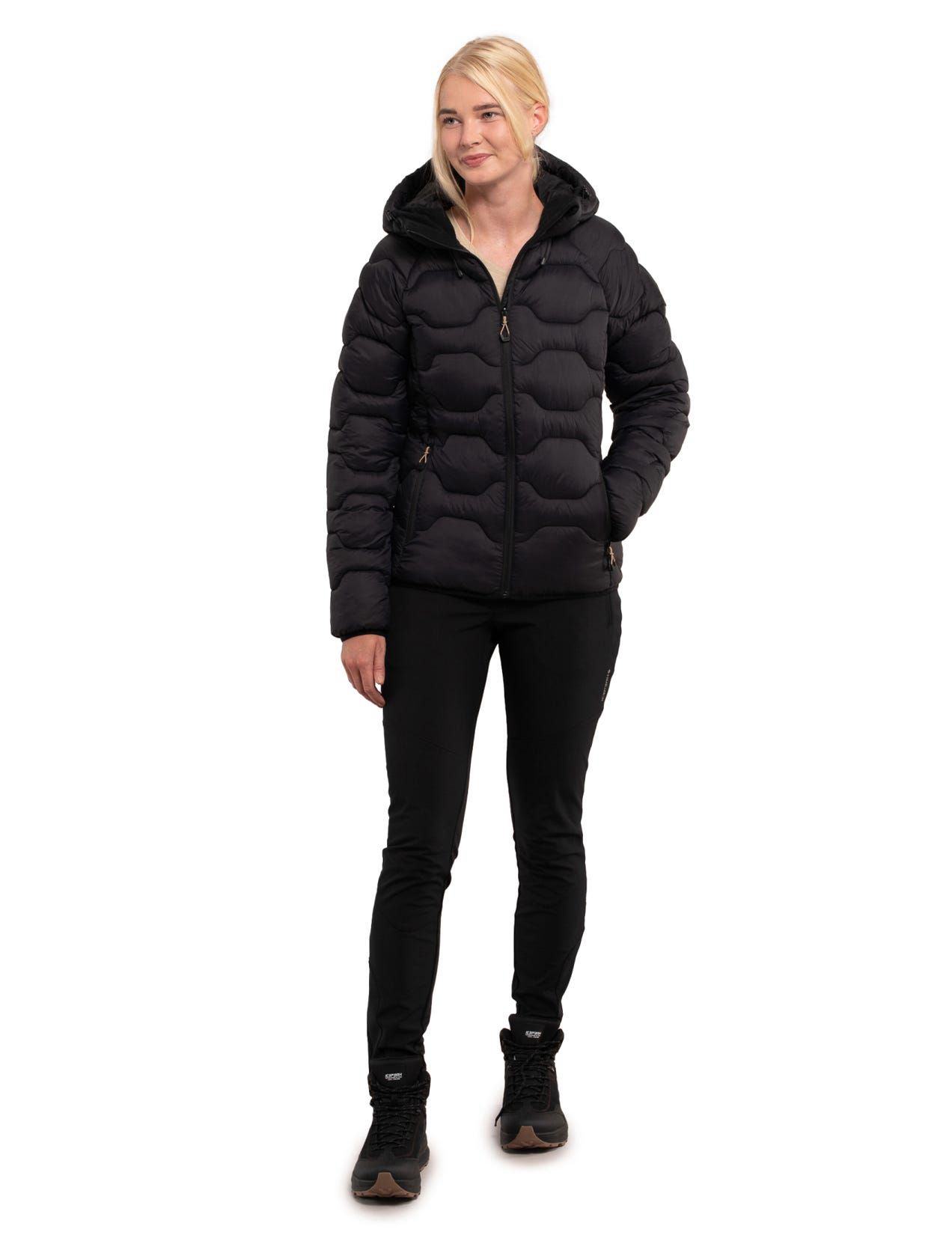 Black Women Icepeak Blackey Winter Jacket | USA-BCF460317