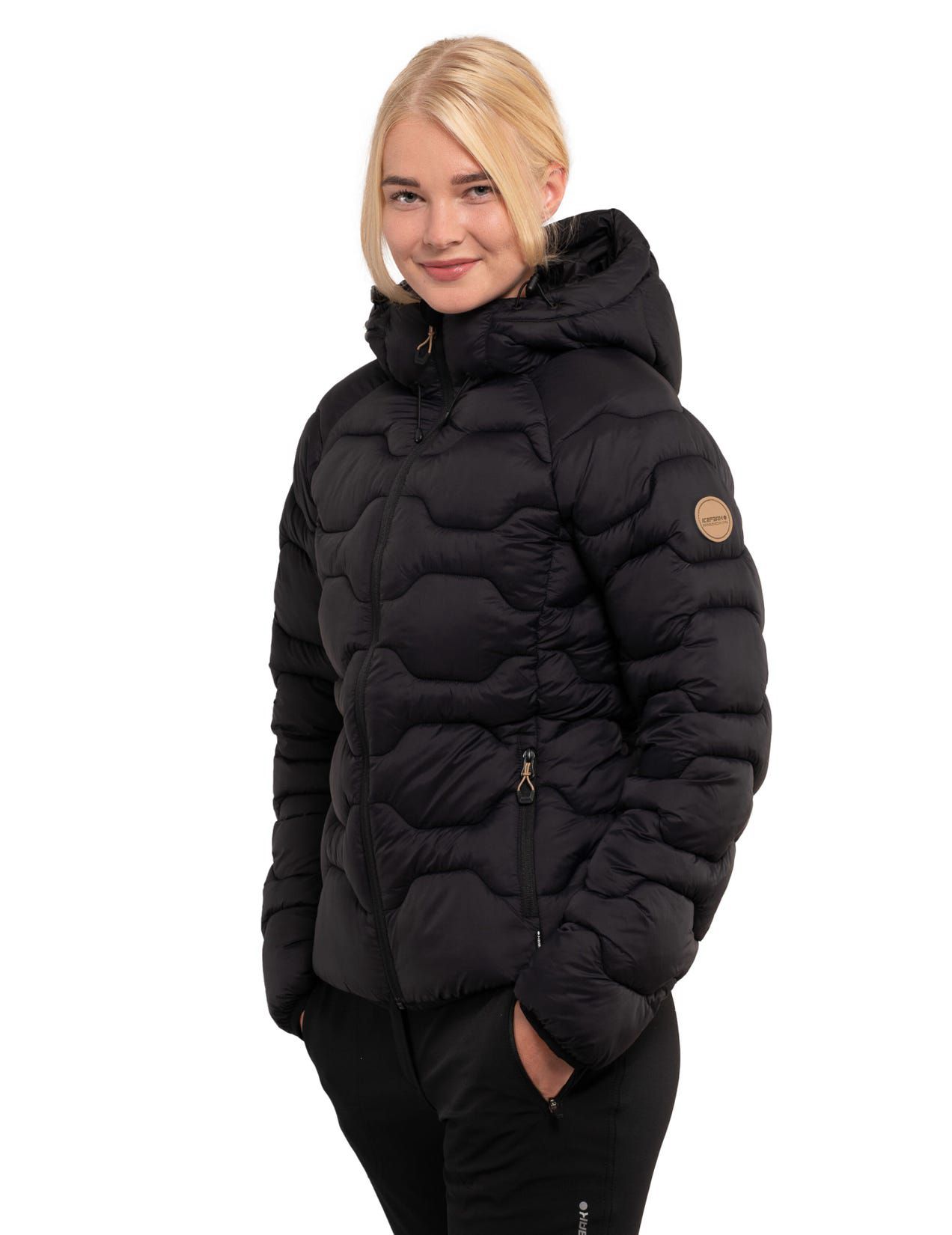 Black Women Icepeak Blackey Winter Jacket | USA-BCF460317