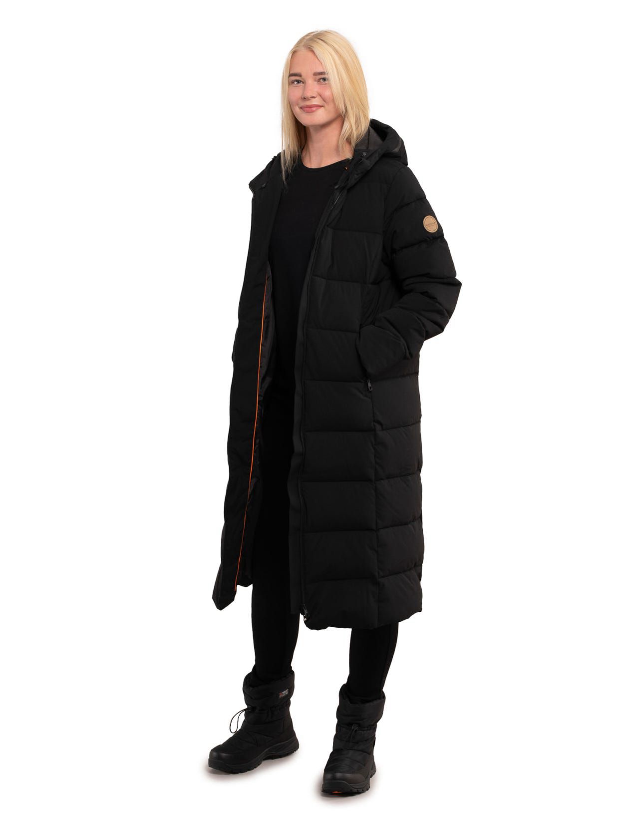 Black Women Icepeak Brilon Coat | USA-KUL692804