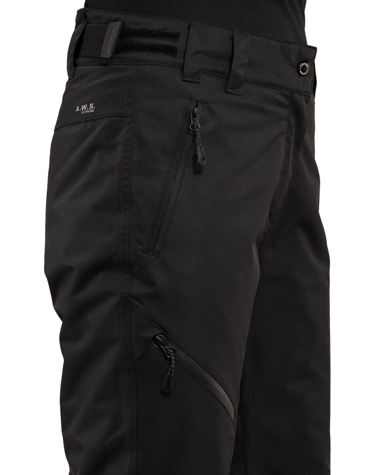 Black Women Icepeak Curlew Ski Pants | USA-BOC391267