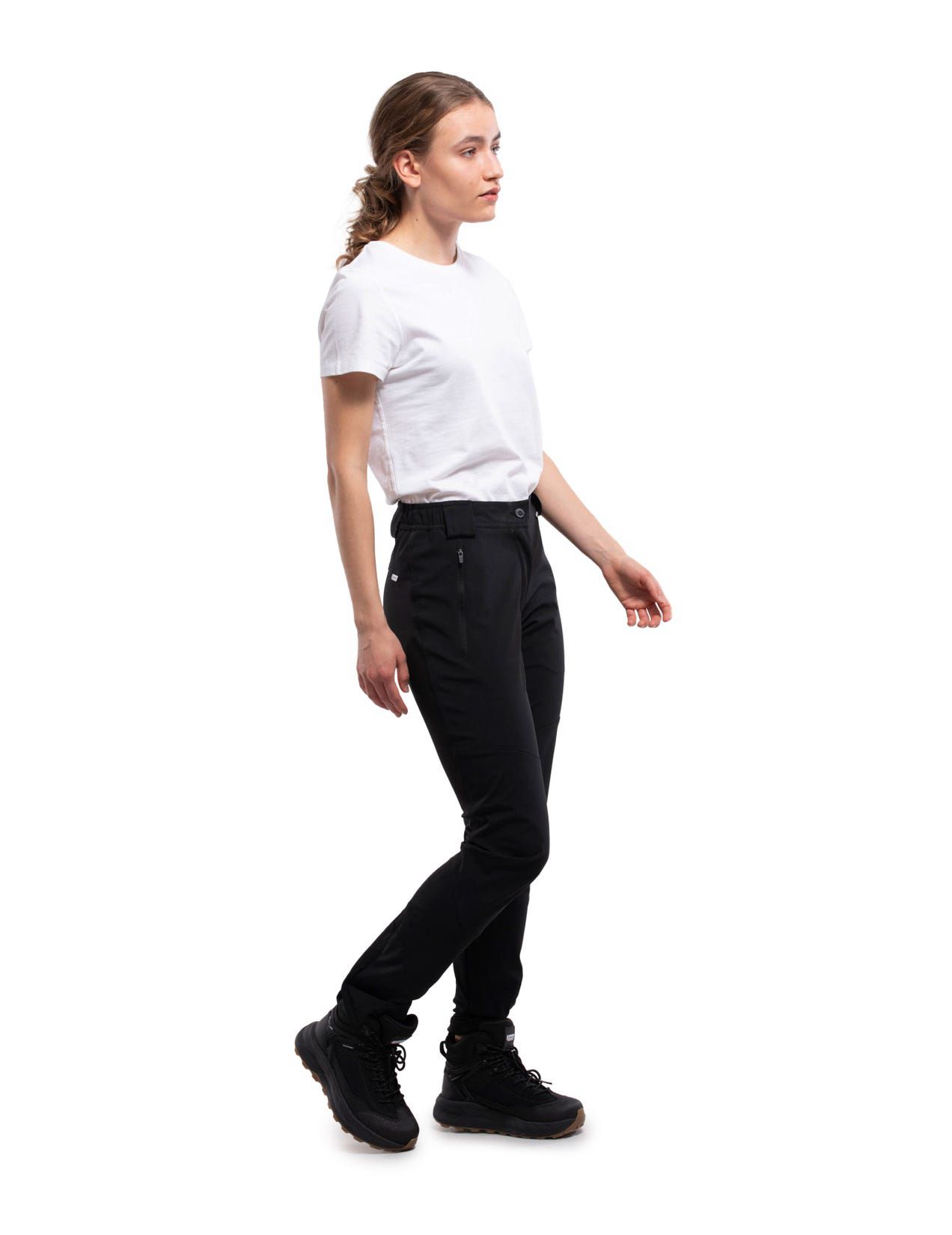 Black Women Icepeak Doral Hybrid Pants | USA-QPH251693