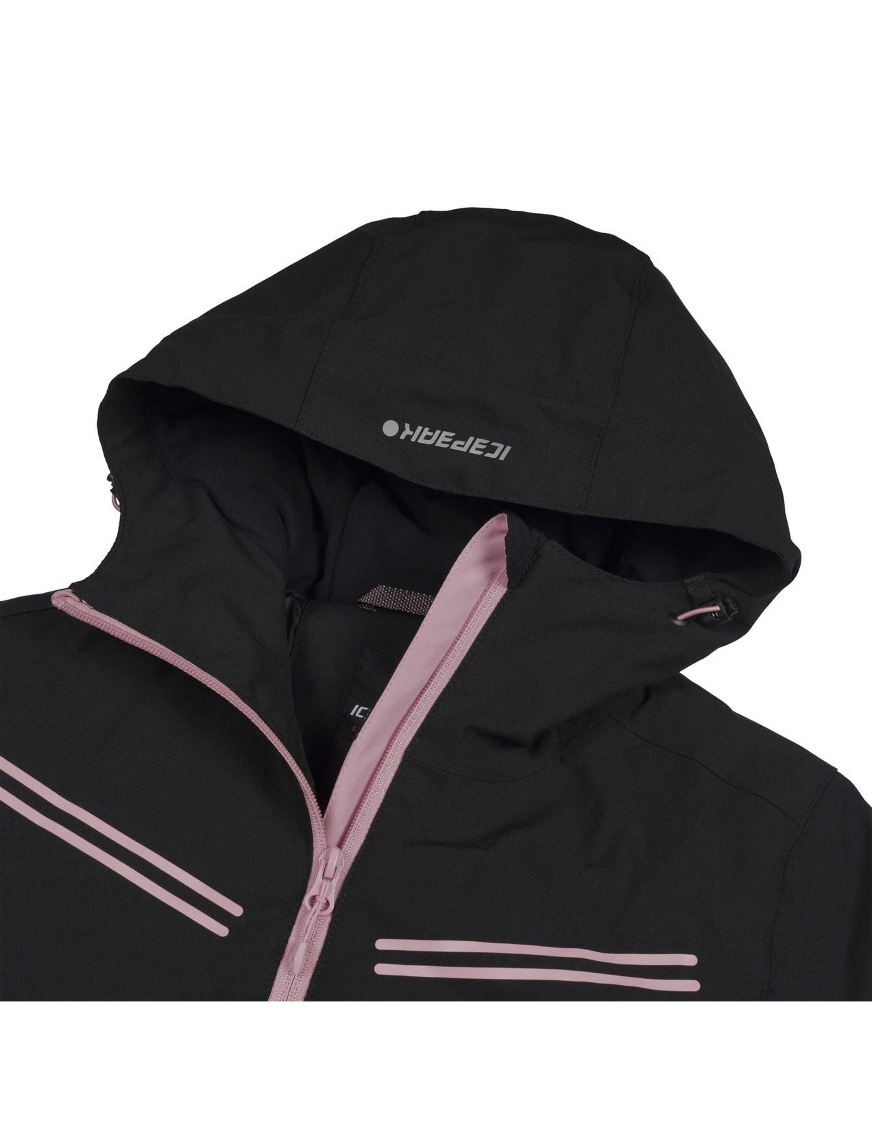 Black Women Icepeak Fife Ski Jacket | USA-NGA920378