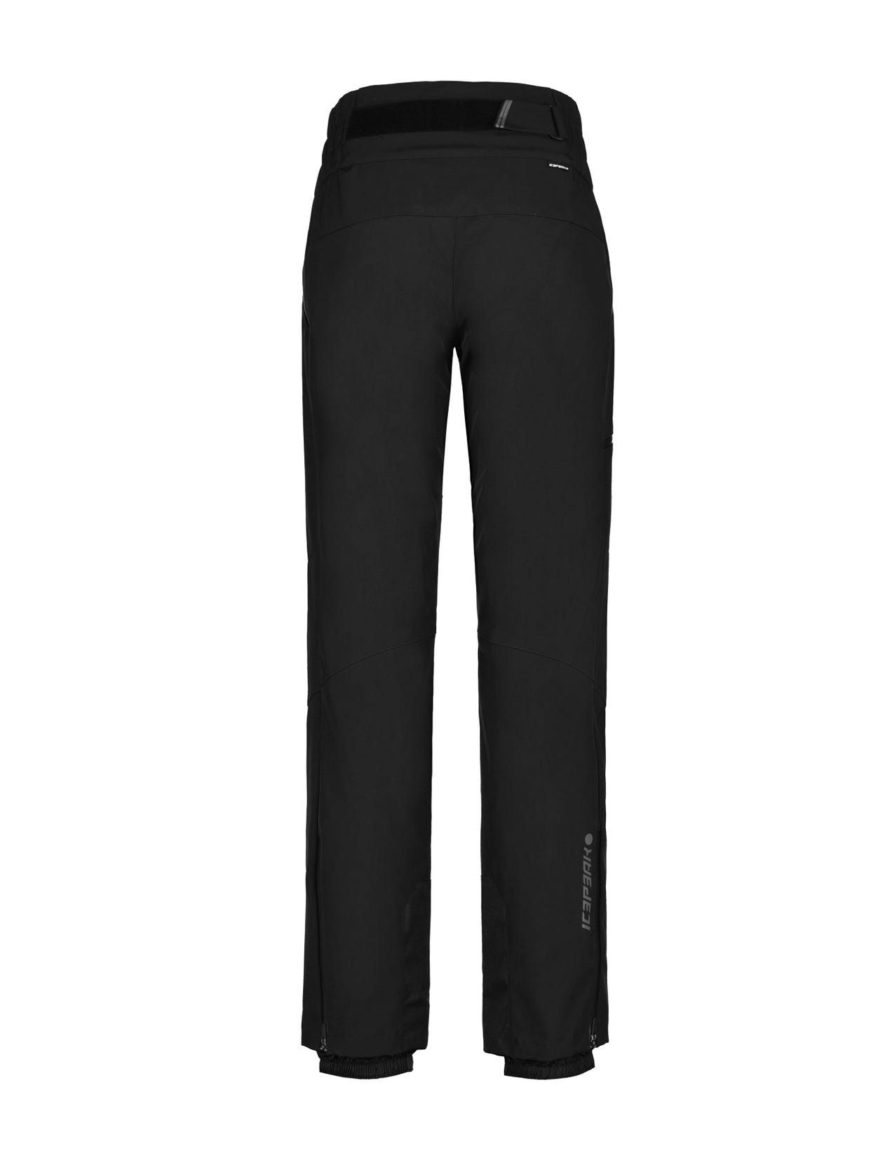 Black Women Icepeak Florence Softshell Ski Pants | USA-FKC906175