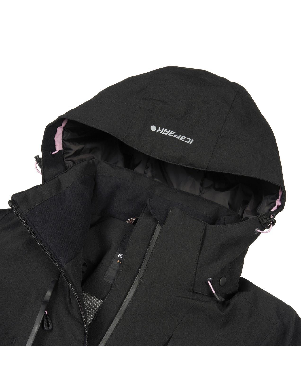 Black Women Icepeak Friona Ski Jacket | USA-WNG906538