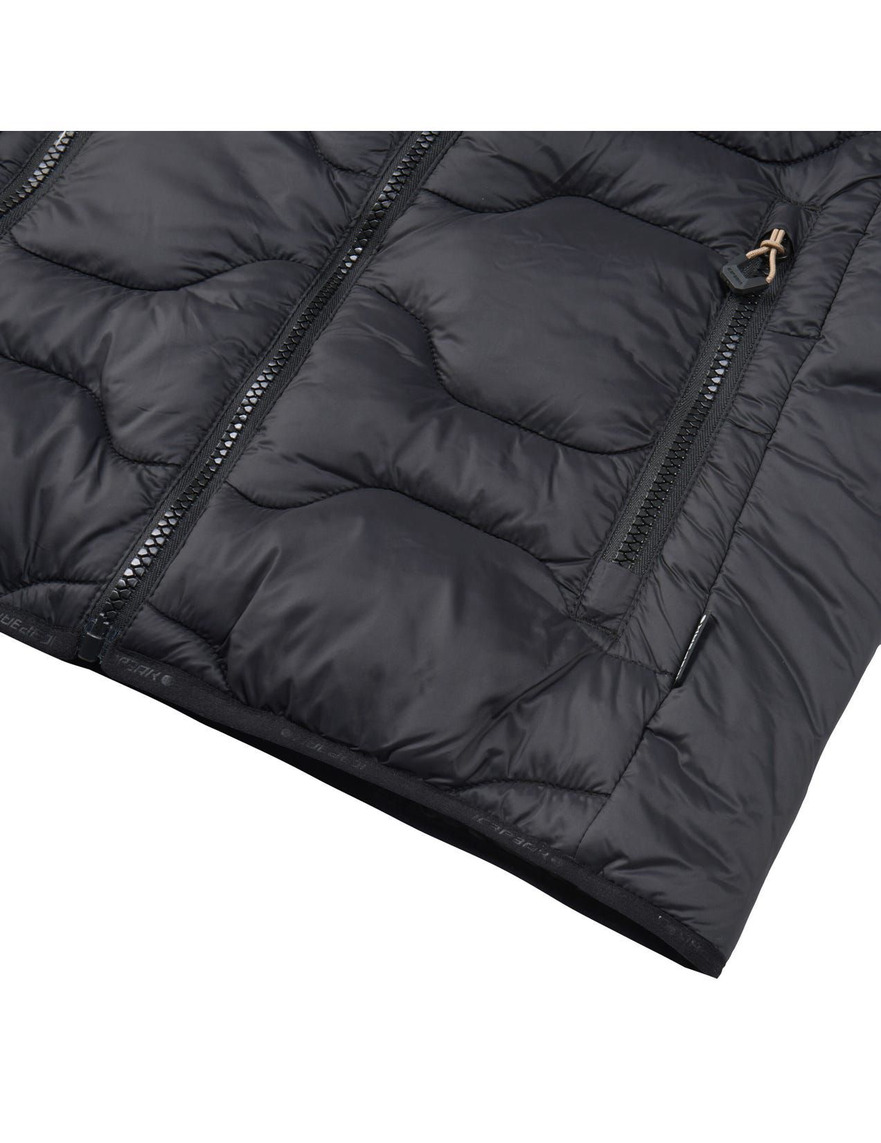 Black Women Icepeak Merritt Vest | USA-UHA396524