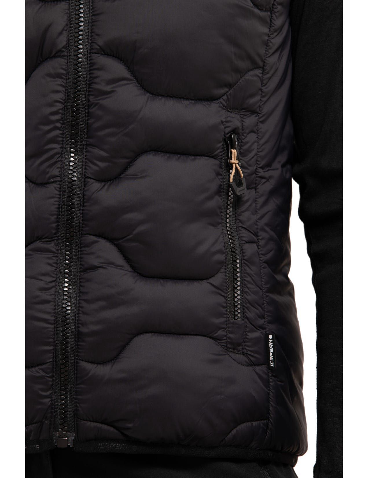 Black Women Icepeak Merritt Vest | USA-UHA396524