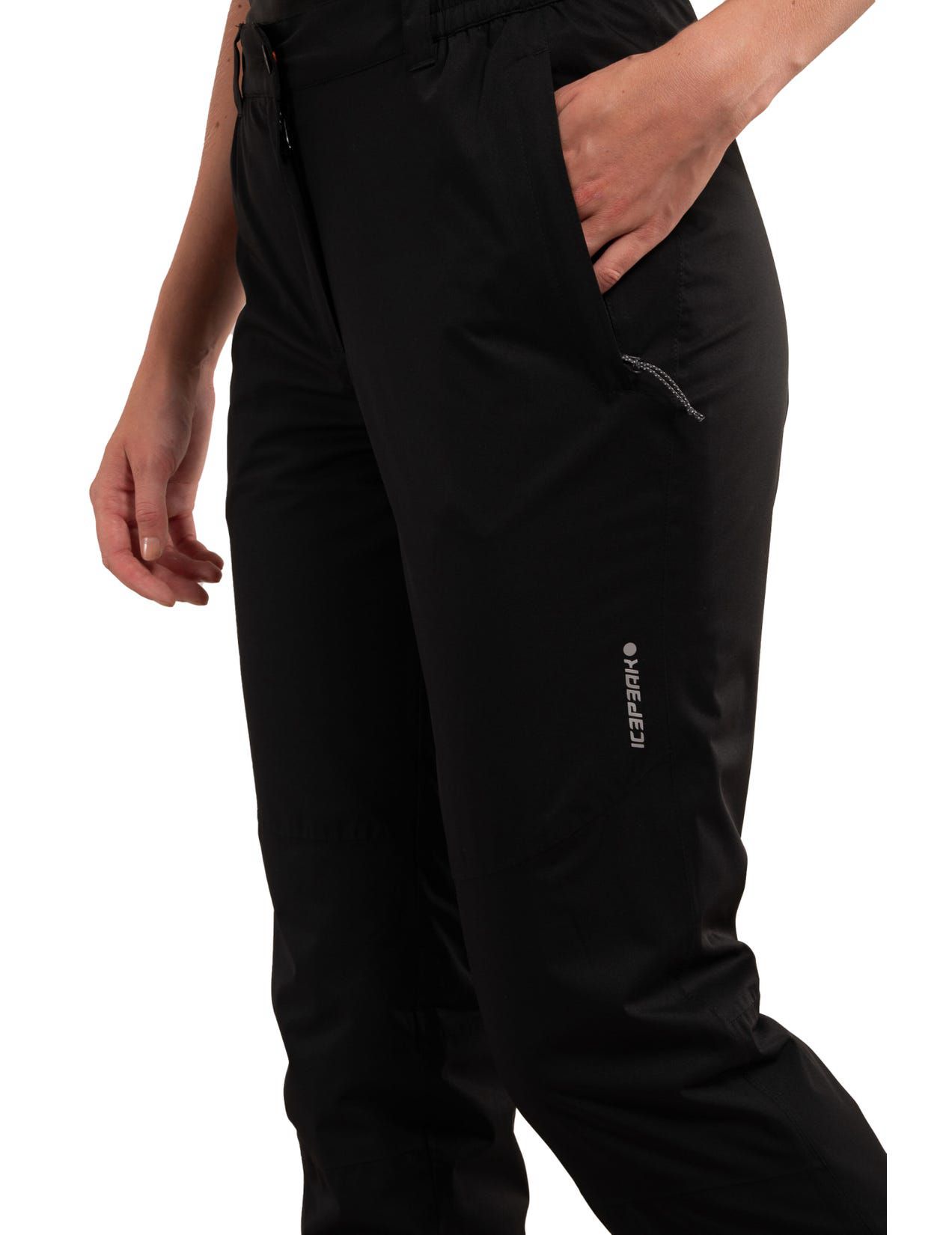 Black Women Icepeak Paola Pants | USA-OND603745