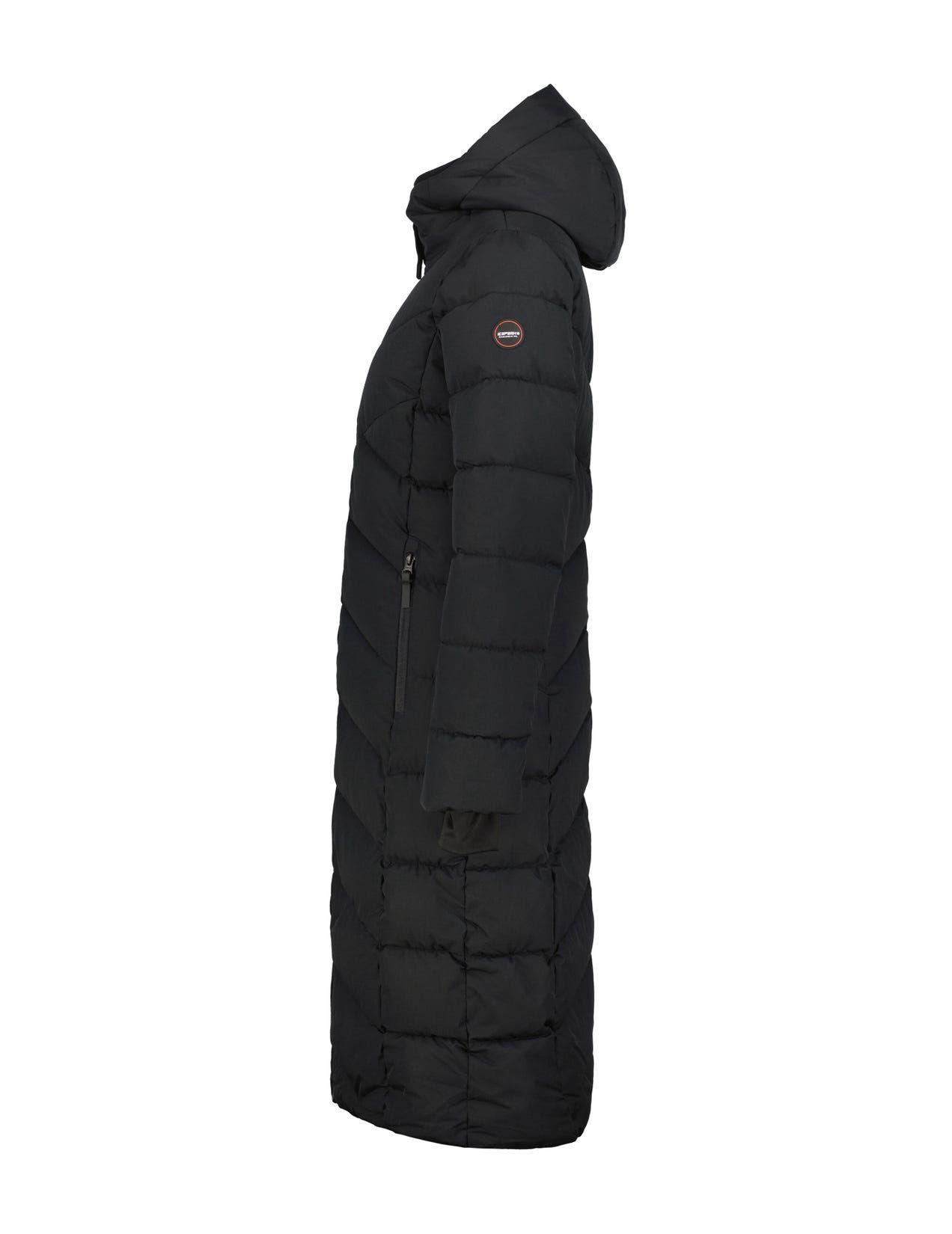 Black Women Icepeak Partridge Coat | USA-XCM398261