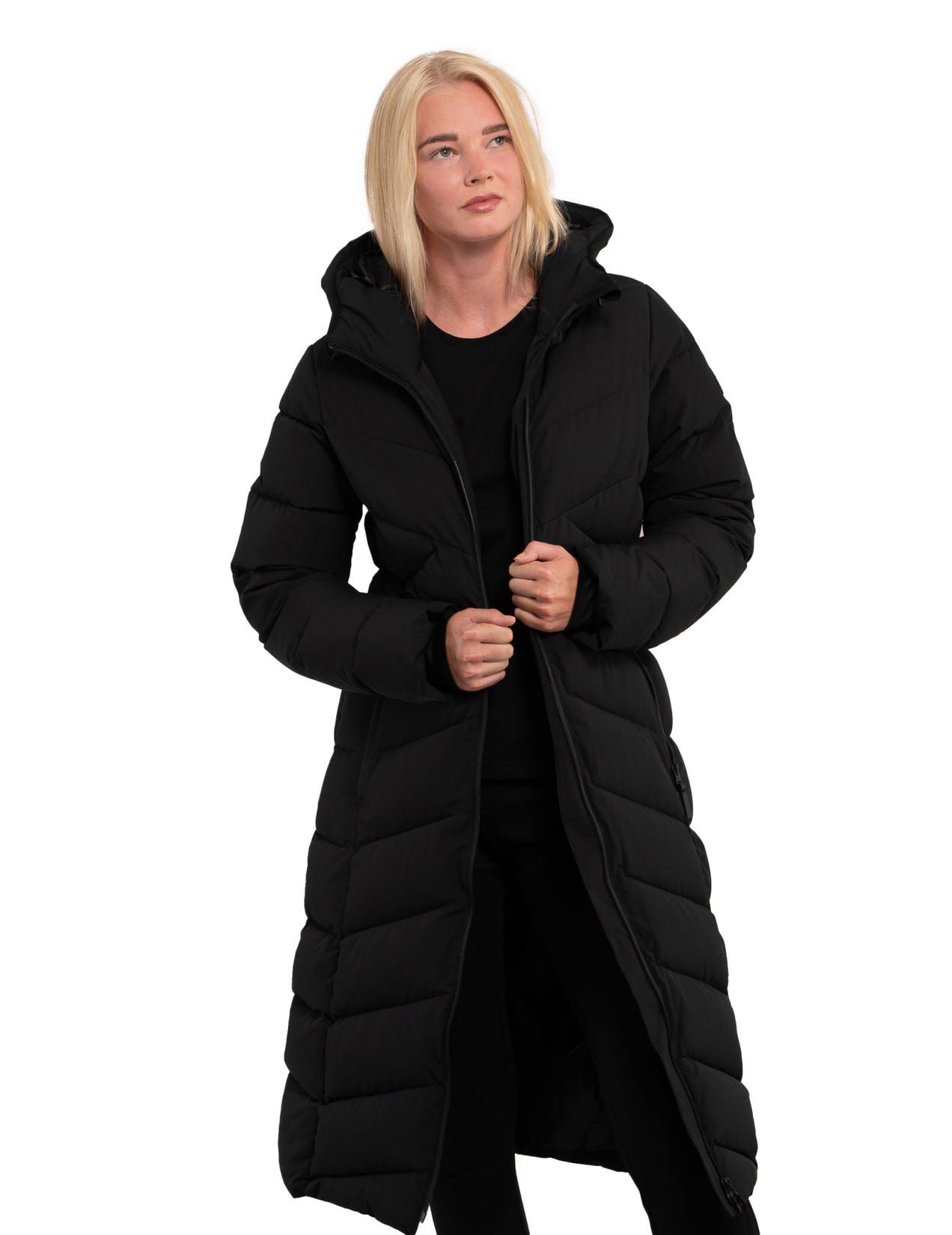 Black Women Icepeak Partridge Coat | USA-XCM398261