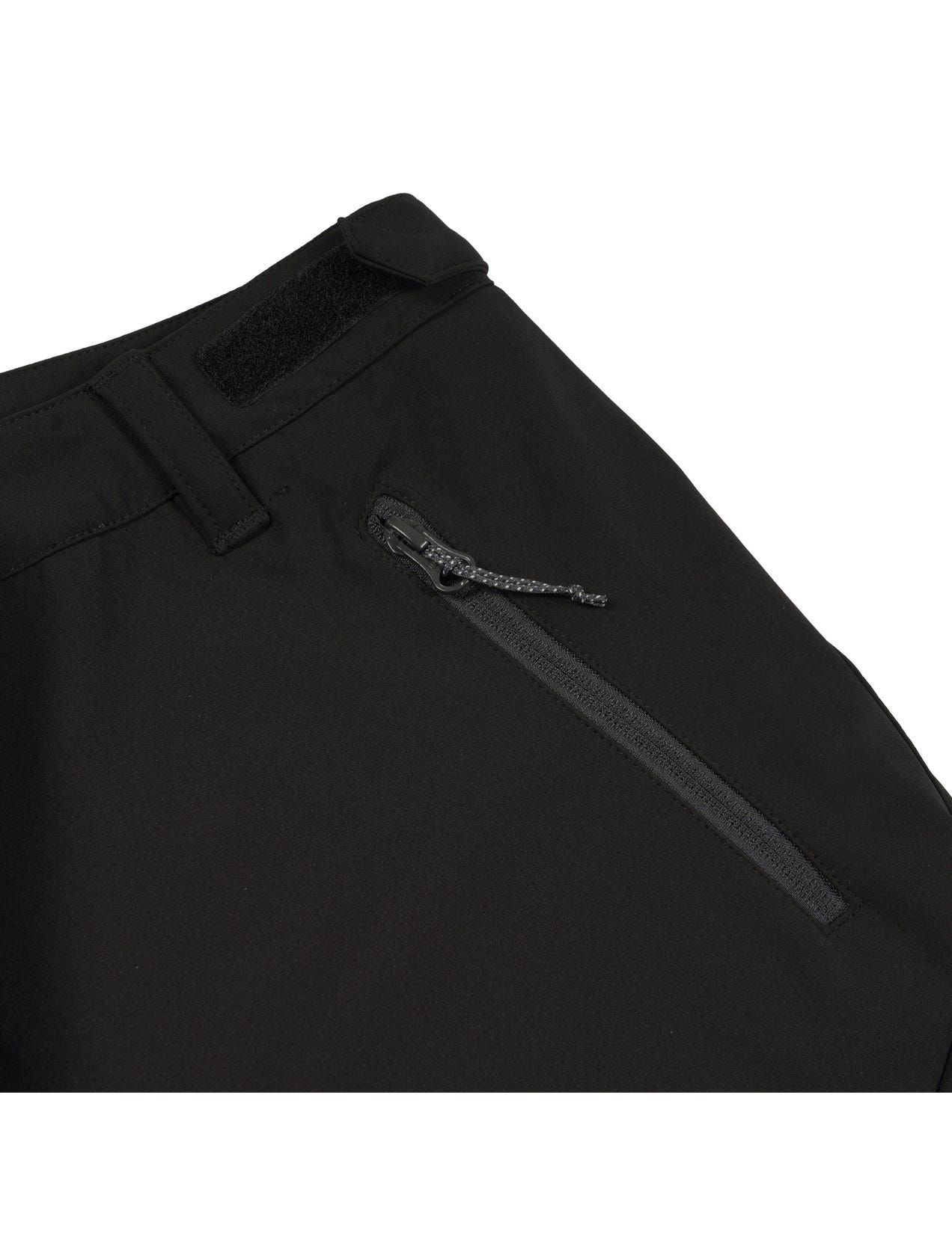 Black Women Icepeak Pinneberg Softshell Pants | USA-YCO098712