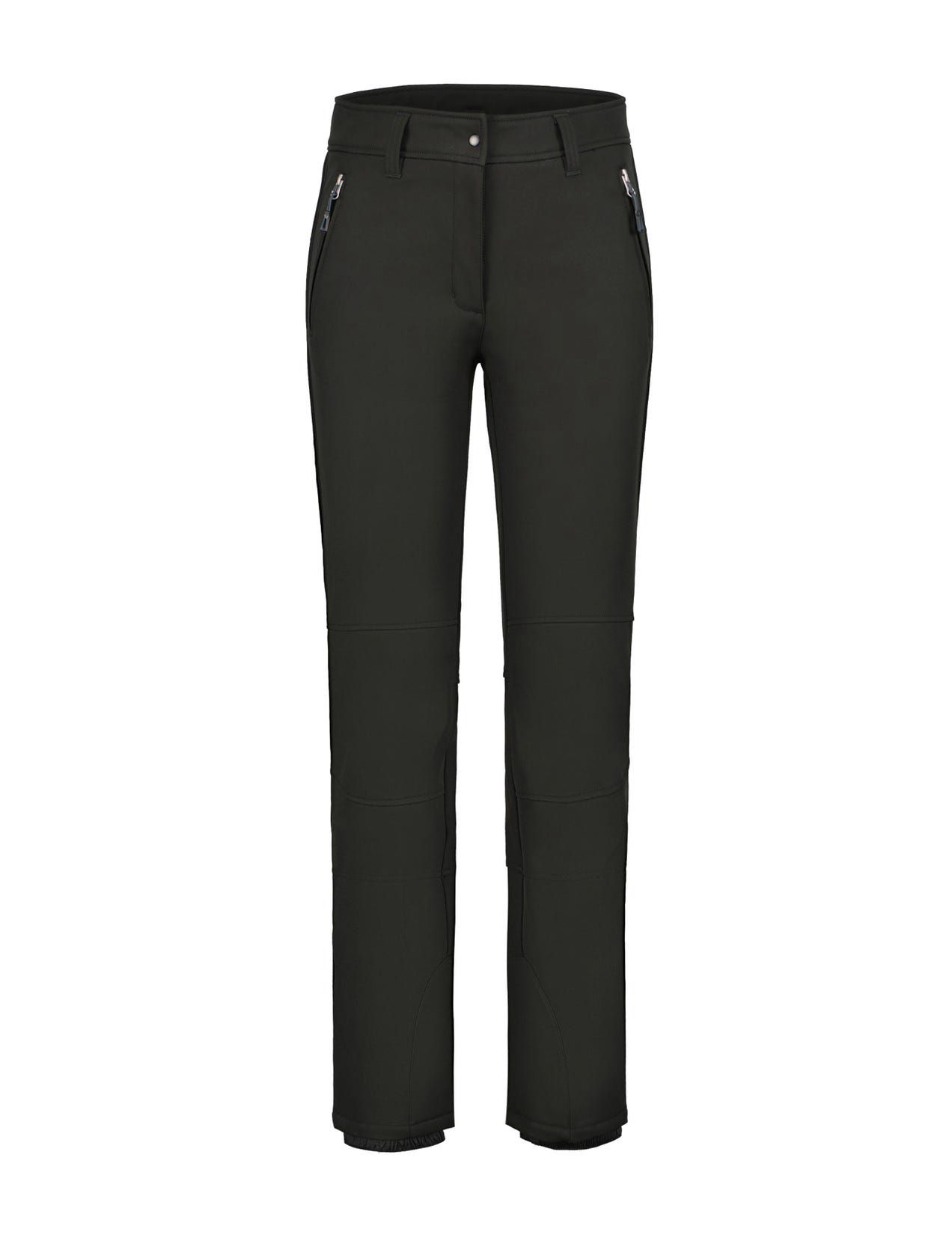 Black Women Icepeak Venice Softshell Ski Pants | USA-FUK093712