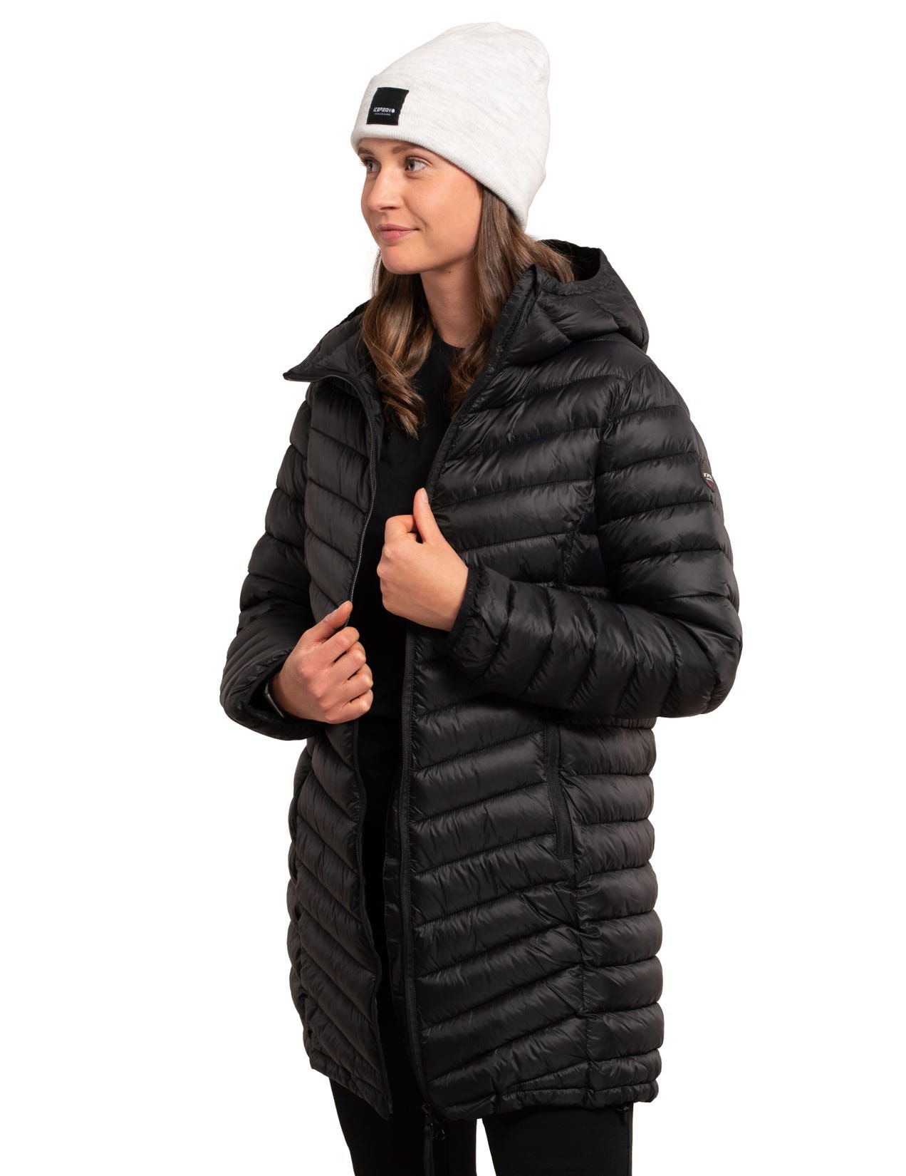 Black Women Icepeak Vinton Coat | USA-WPG738491