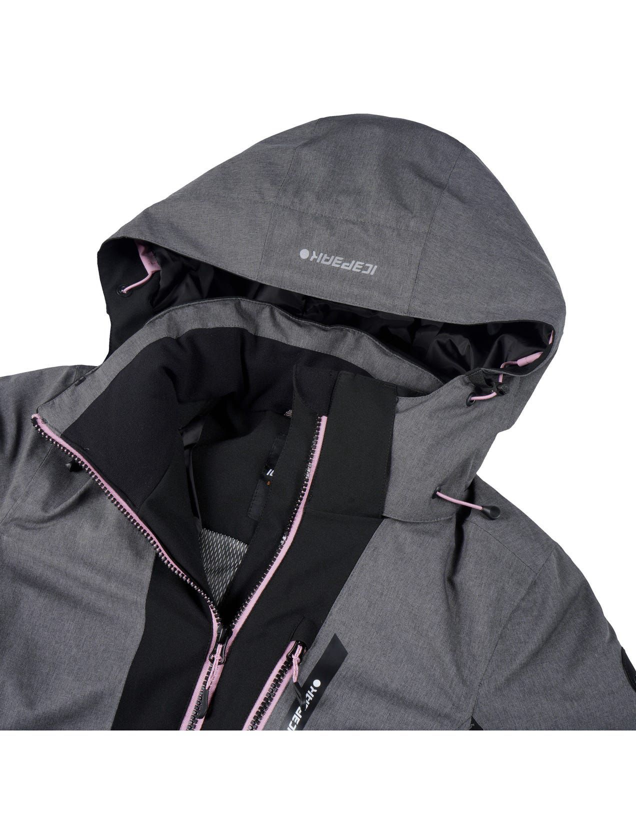 Black / Grey Women Icepeak Faenza Ski Jacket | USA-BYK736251