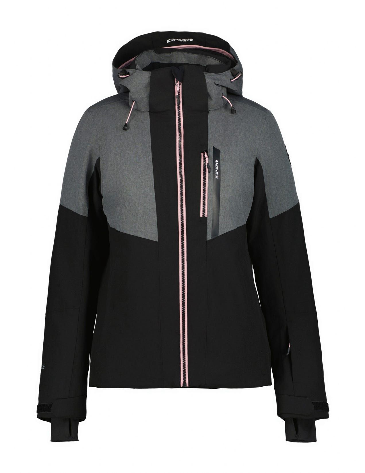 Black / Grey Women Icepeak Faenza Ski Jacket | USA-BYK736251