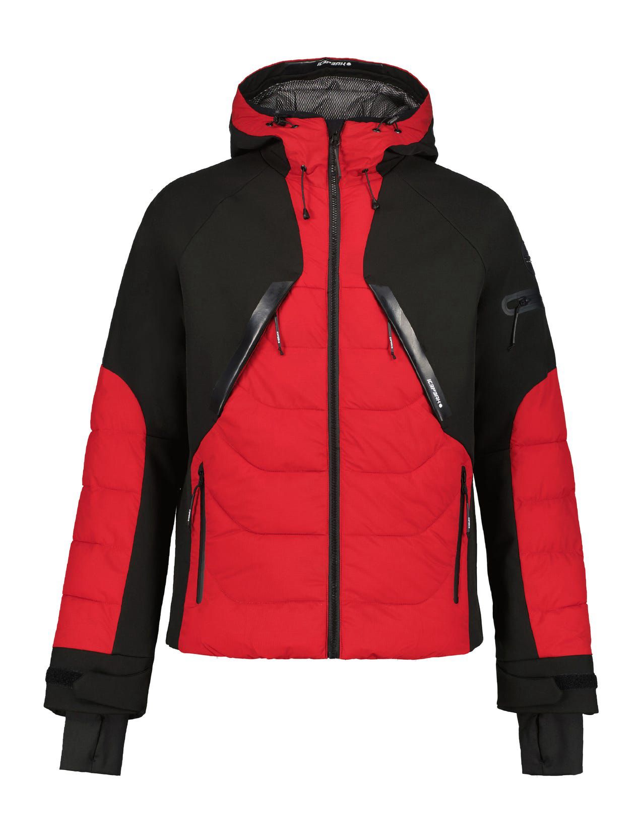 Black / Red Men Icepeak Ebern Softshell Jacket | USA-VKP632784