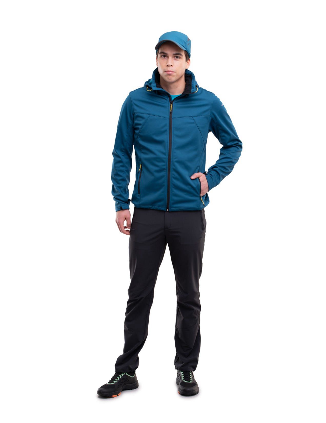 Blue Men Icepeak Biggs Light Softshell Jacket | USA-RXL280196