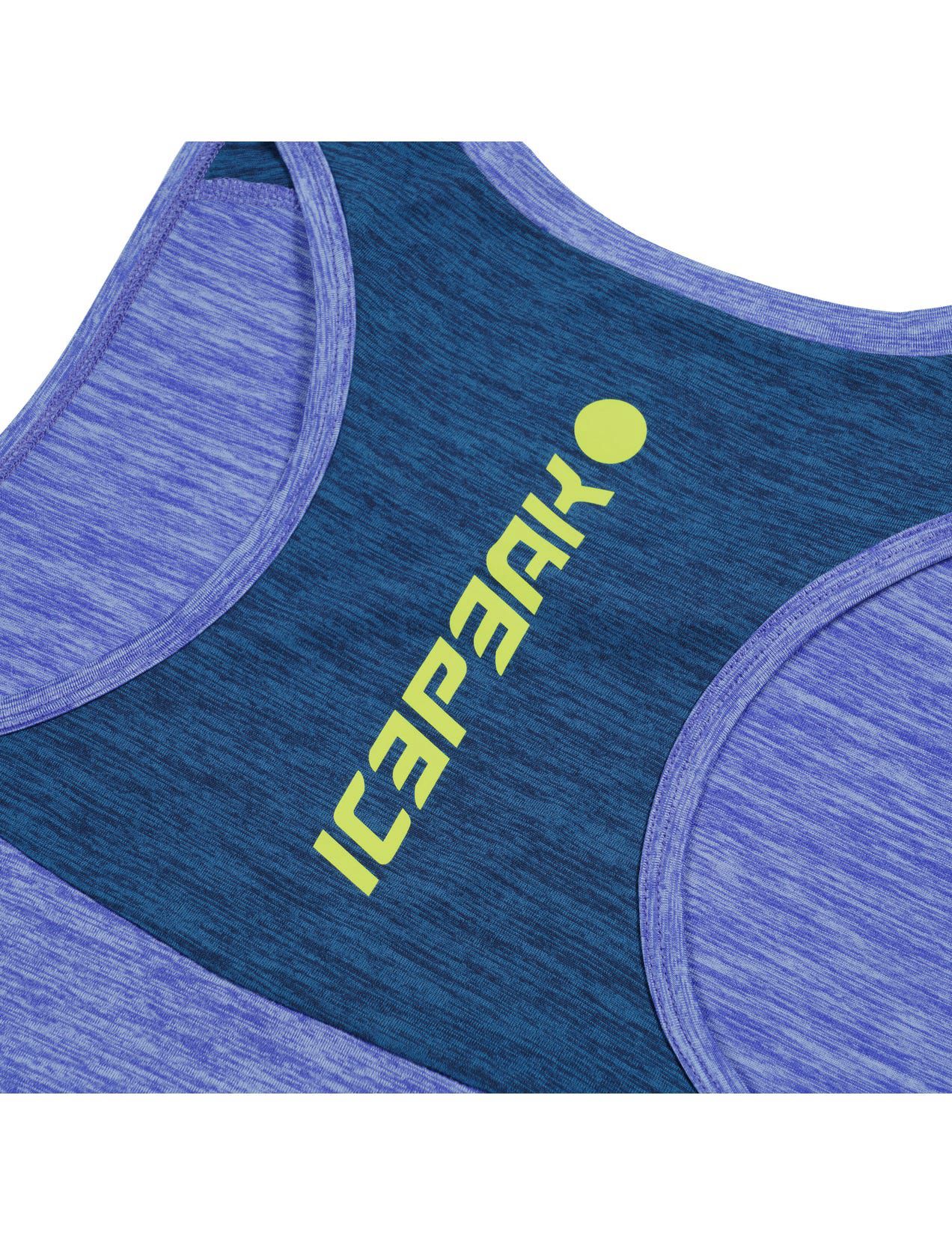 Blue Women Icepeak Dinan Tank Top | USA-DOX127680