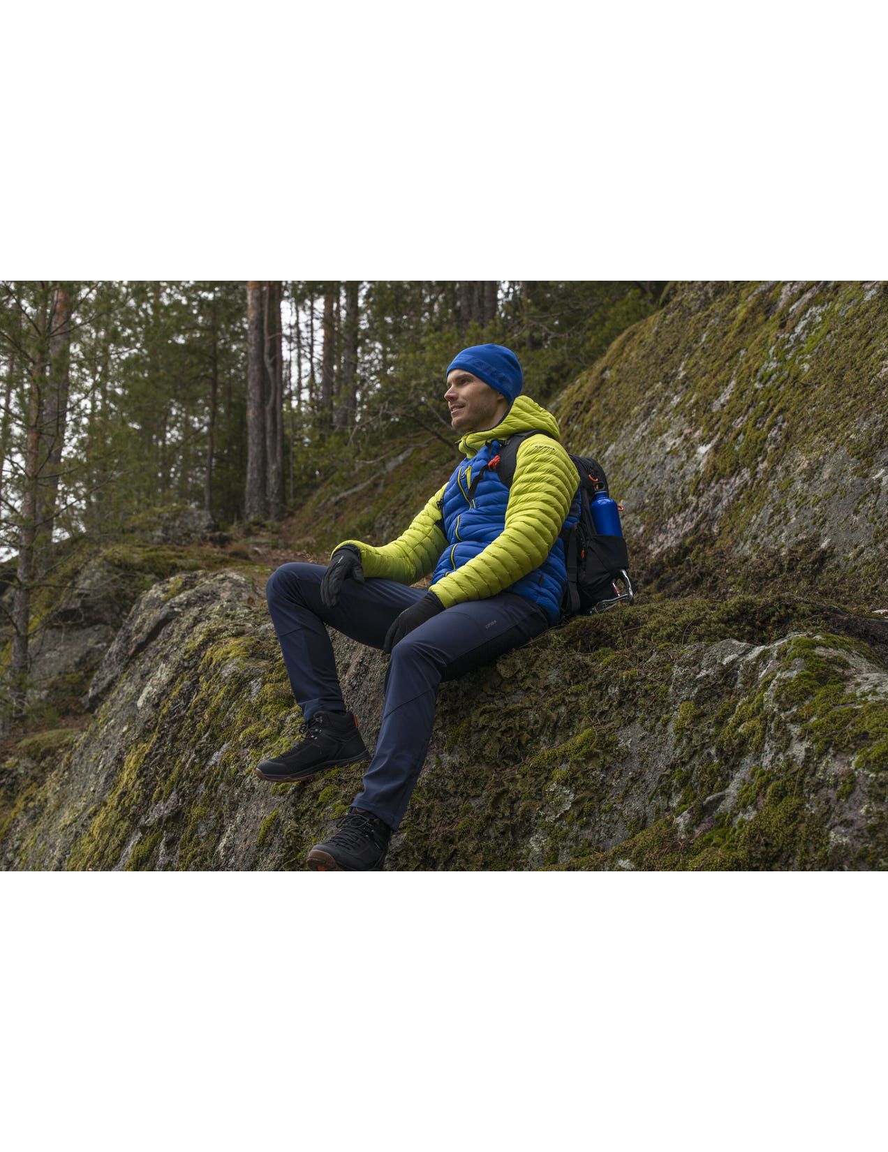 Blue / Green Men Icepeak Dillon Winter Jacket | USA-LQK713408