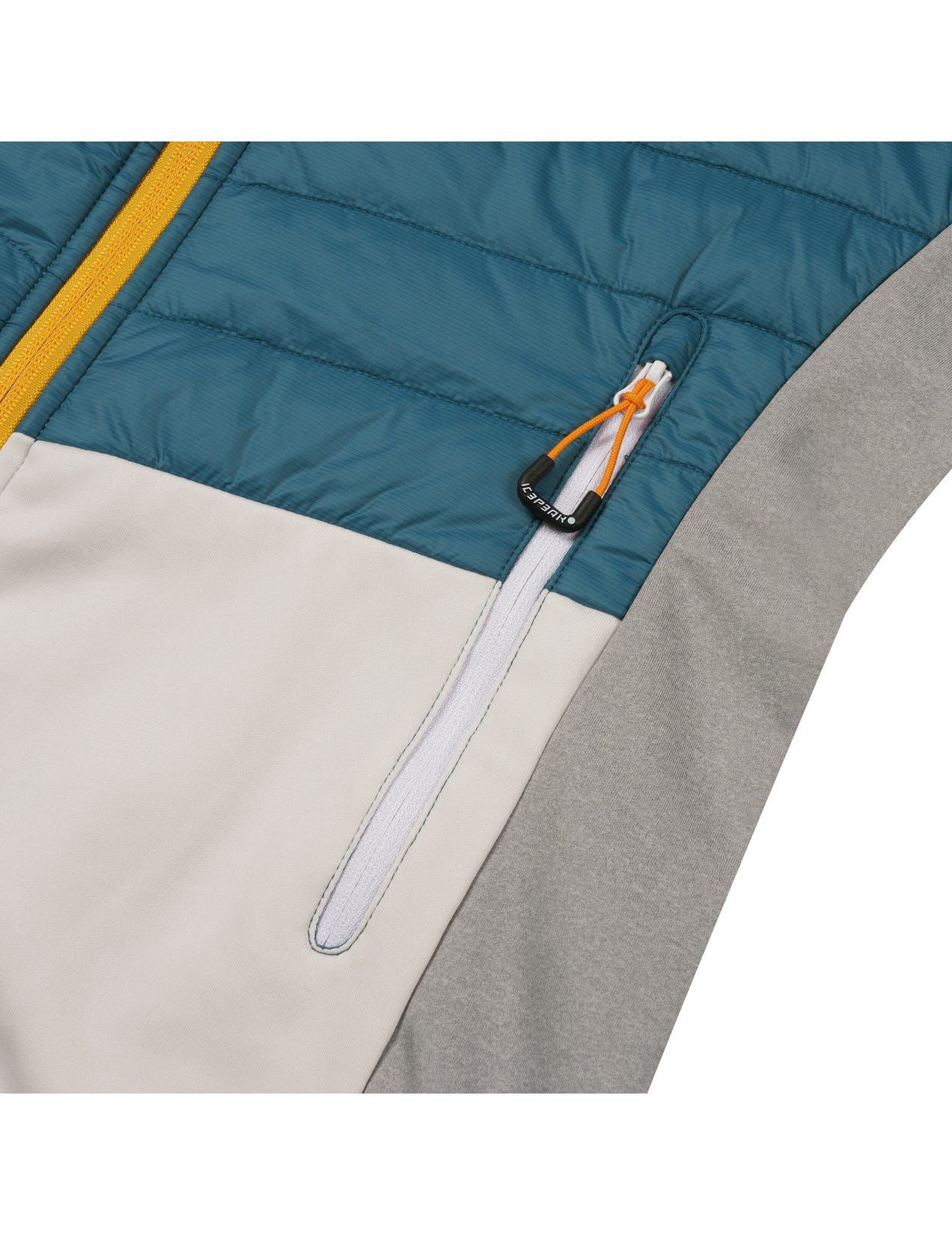 Blue / Yellow / White Women Icepeak Dixmoor Midlayer Jacket | USA-ZHD725980