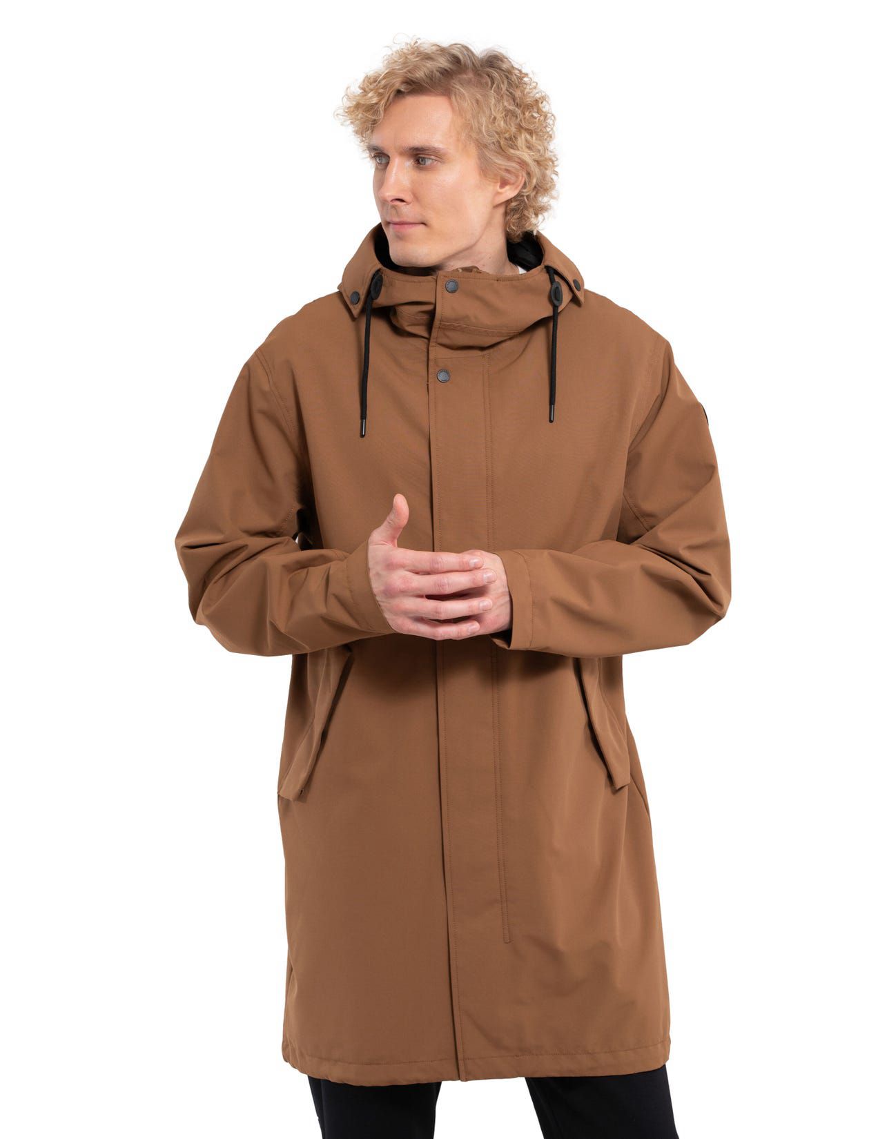 Brown Men Icepeak Addim Coat | USA-GTH763920