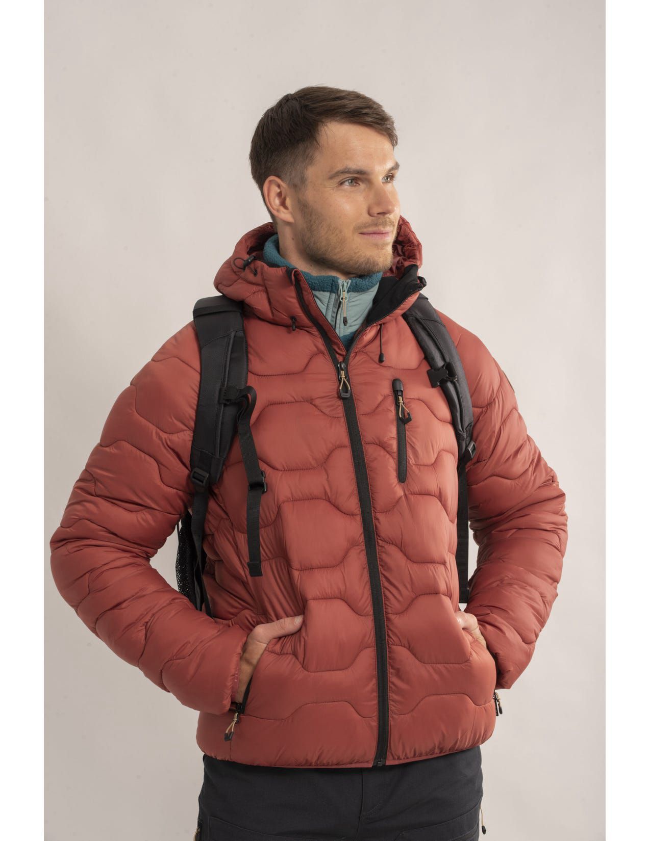 Brown Orange Men Icepeak Branch Winter Jacket | USA-KBM712480