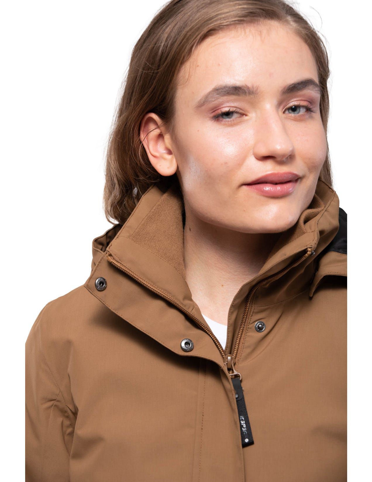 Brown Women Icepeak Alna Winter Jacket | USA-JOZ509127