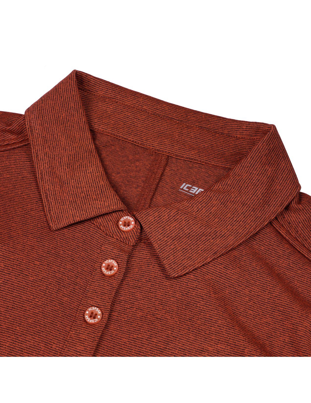 Brown Women Icepeak Browning Polo Shirt | USA-ZJS934087