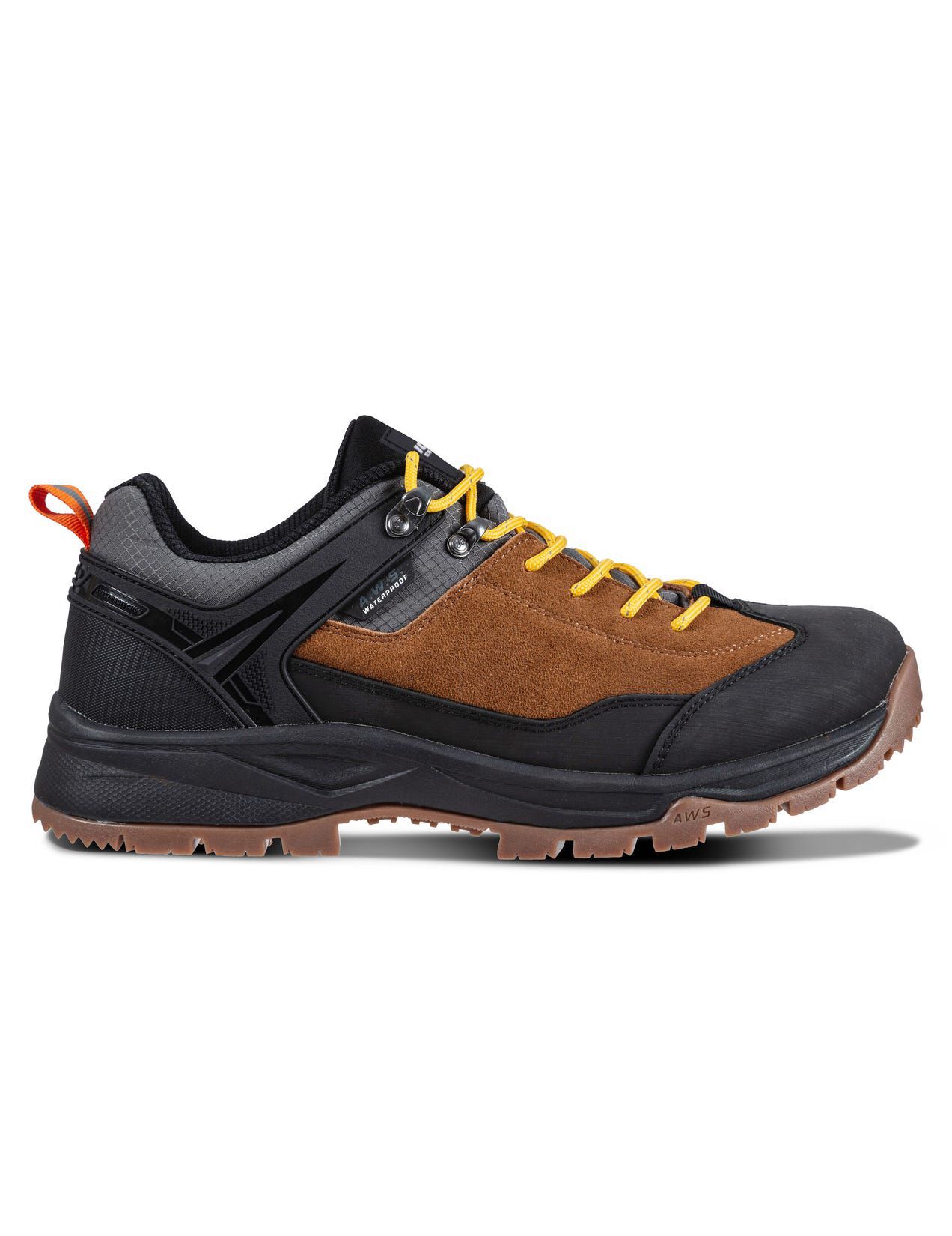 Brown / Black Men Icepeak Abai Low-cut Hiking Shoes | USA-CNH067843