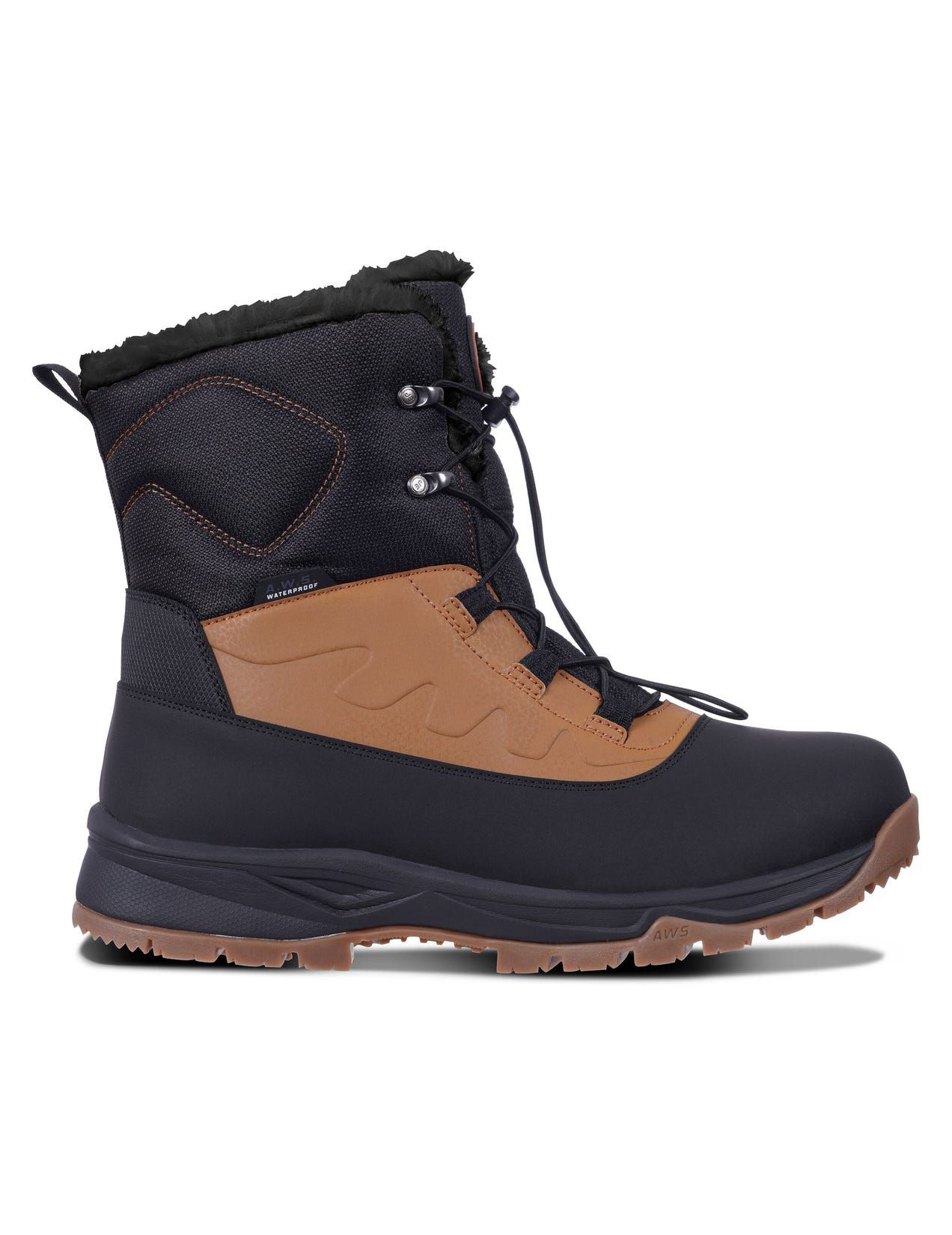 Brown / Black Men Icepeak Alofi Winter Boots | USA-HWT758029