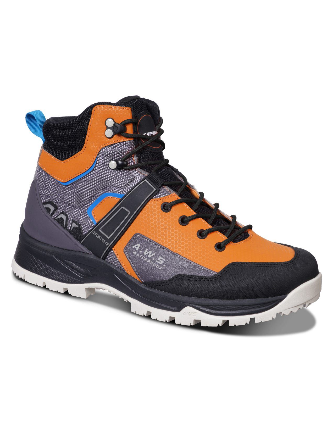 Brown / Dark Grey Men Icepeak Annig Outdoor Hiking Shoes | USA-TOF532940