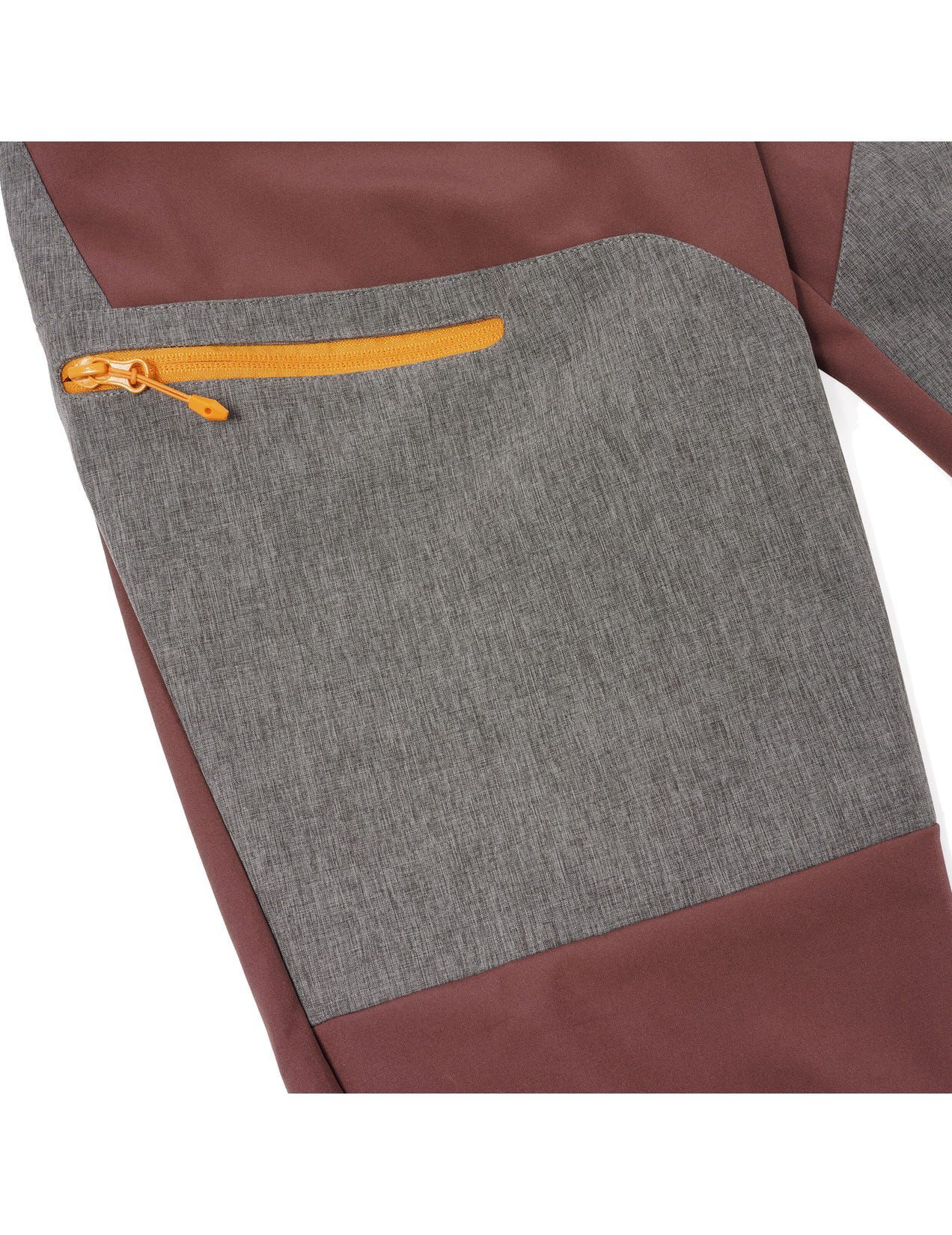 Brown / Grey Women Icepeak Barstow Softshell Pants | USA-FWY819257