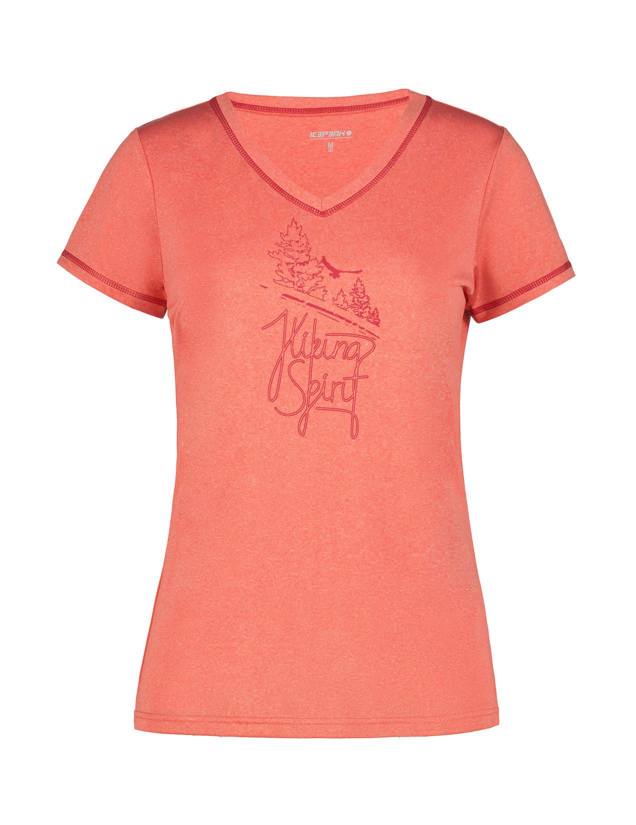 Coral Women Icepeak Burnham T-Shirt | USA-KIN607239