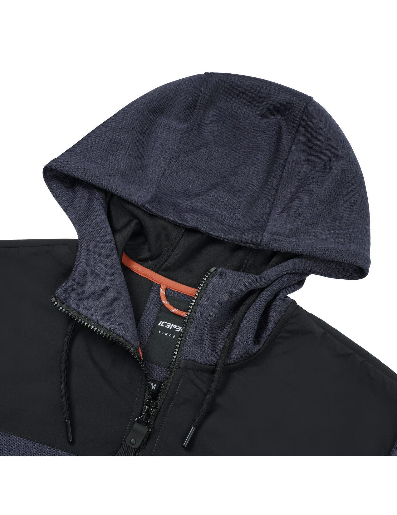 Dark Blue Men Icepeak Agar Midlayer Jacket | USA-NIH827394