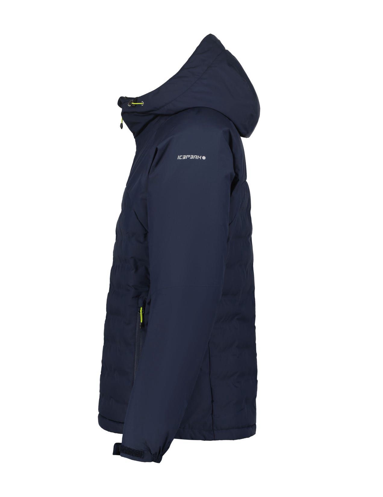 Dark Blue Men Icepeak Barwick Wadded Winter Jacket | USA-ALR052946