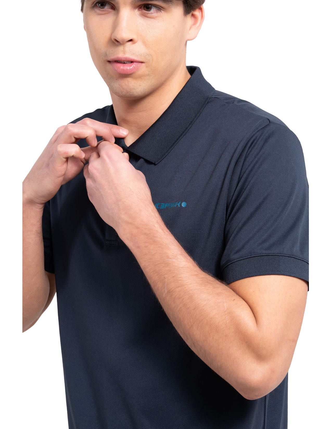 Dark Blue Men Icepeak Bellmont Polo Shirt | USA-CYR452069