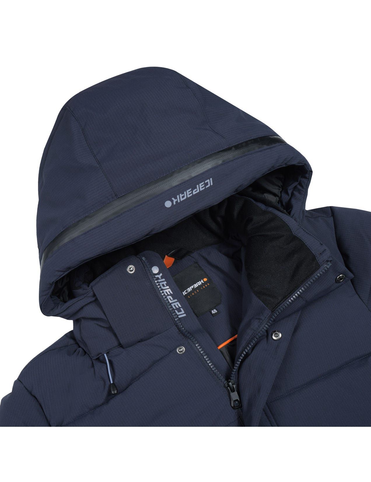 Dark Blue Men Icepeak Bixby Winter Jacket | USA-BZS329548