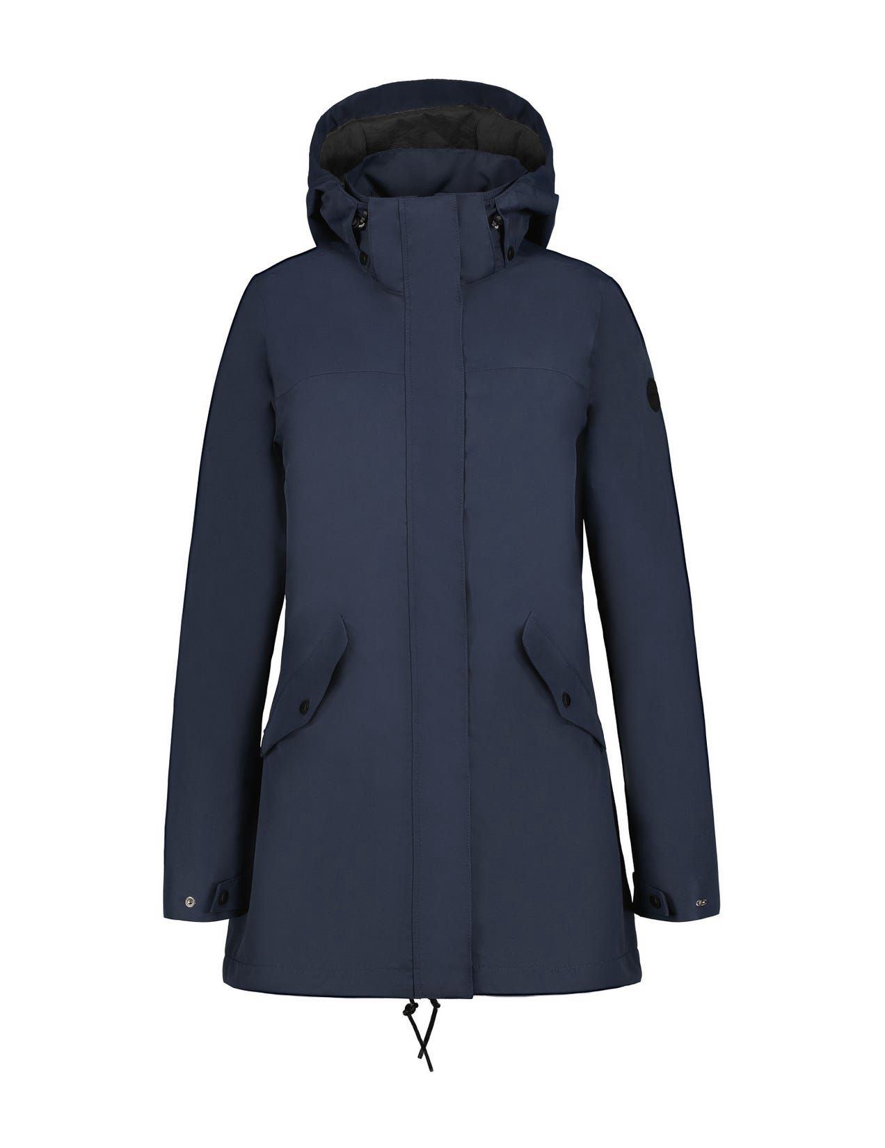 Dark Blue Women Icepeak Addis Waterproofed Outdoor Coat | USA-PIK805396