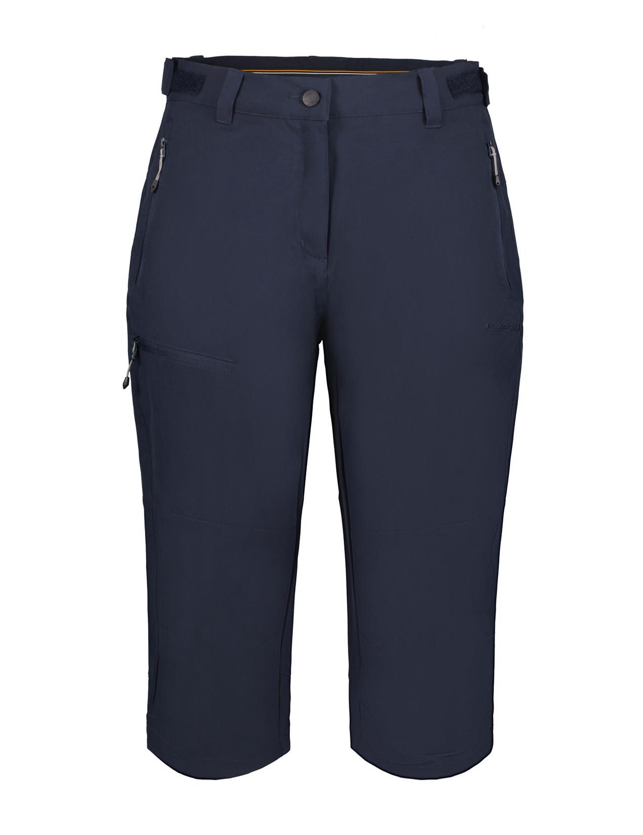 Dark Blue Women Icepeak Beattie Stretchy Outdoor Capris Pants | USA-FYX851203